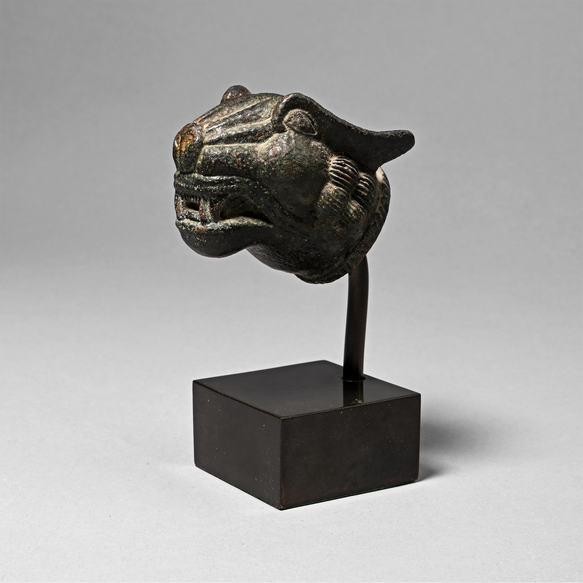 Amlash Bronze Lion Protome