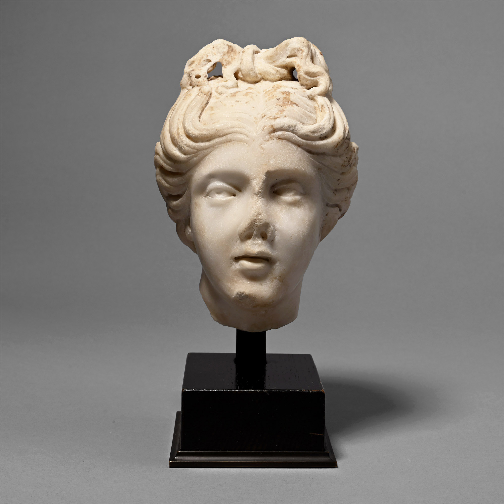 Roman Marble Head of Venus, the Goddess of Love
