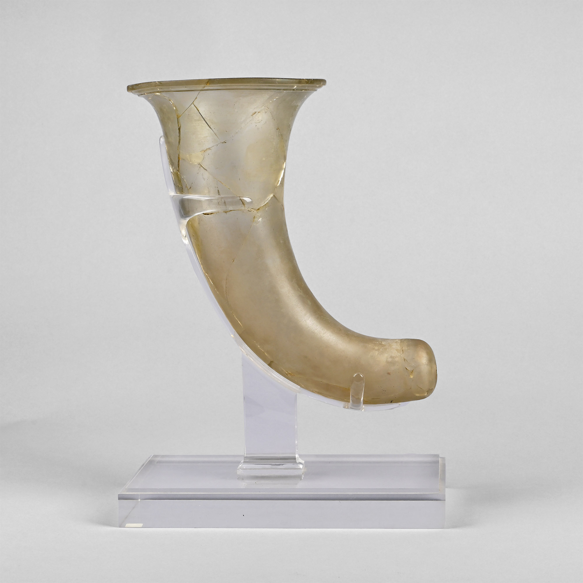 Very Large Parthian Glass Rhyton