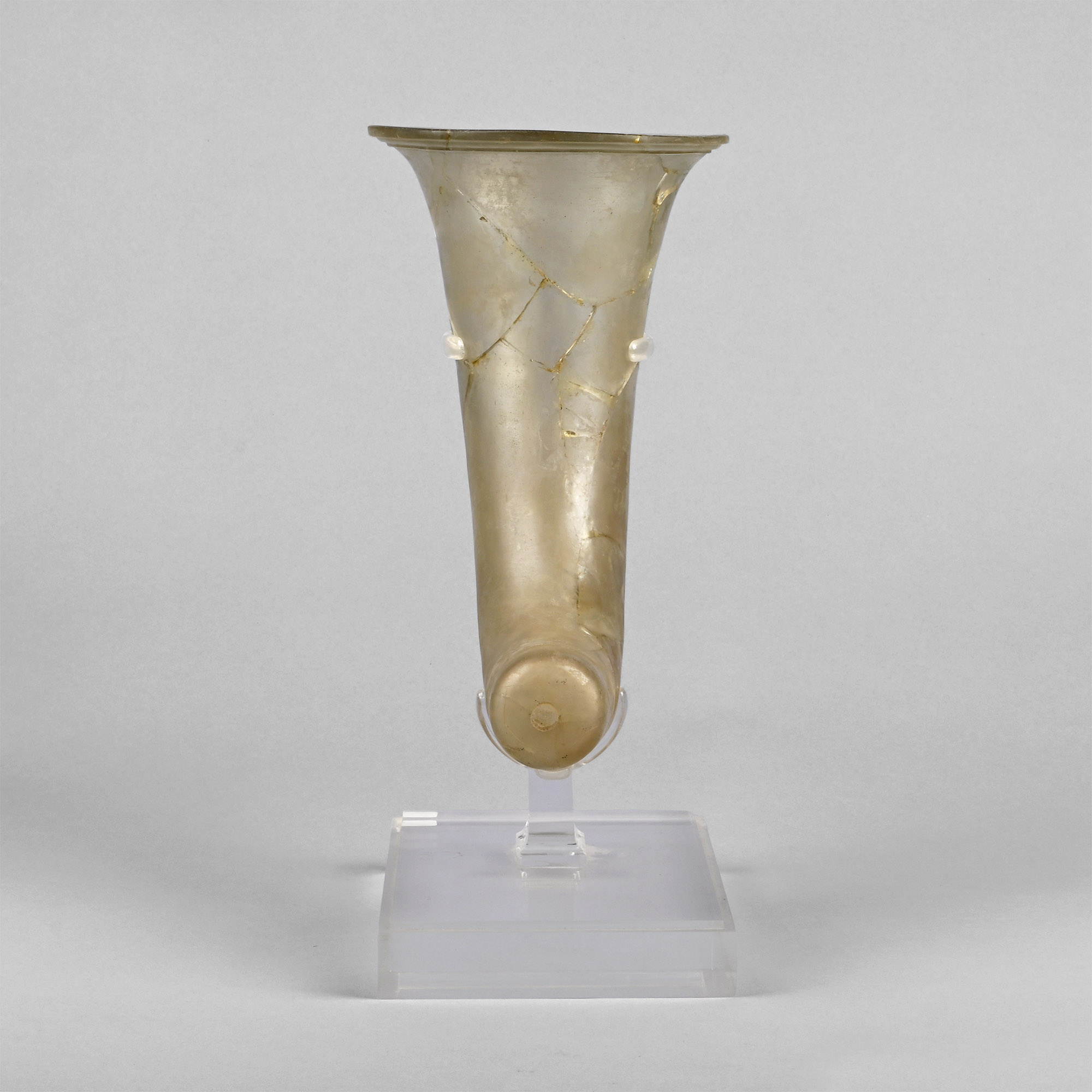 Very Large Parthian Glass Rhyton