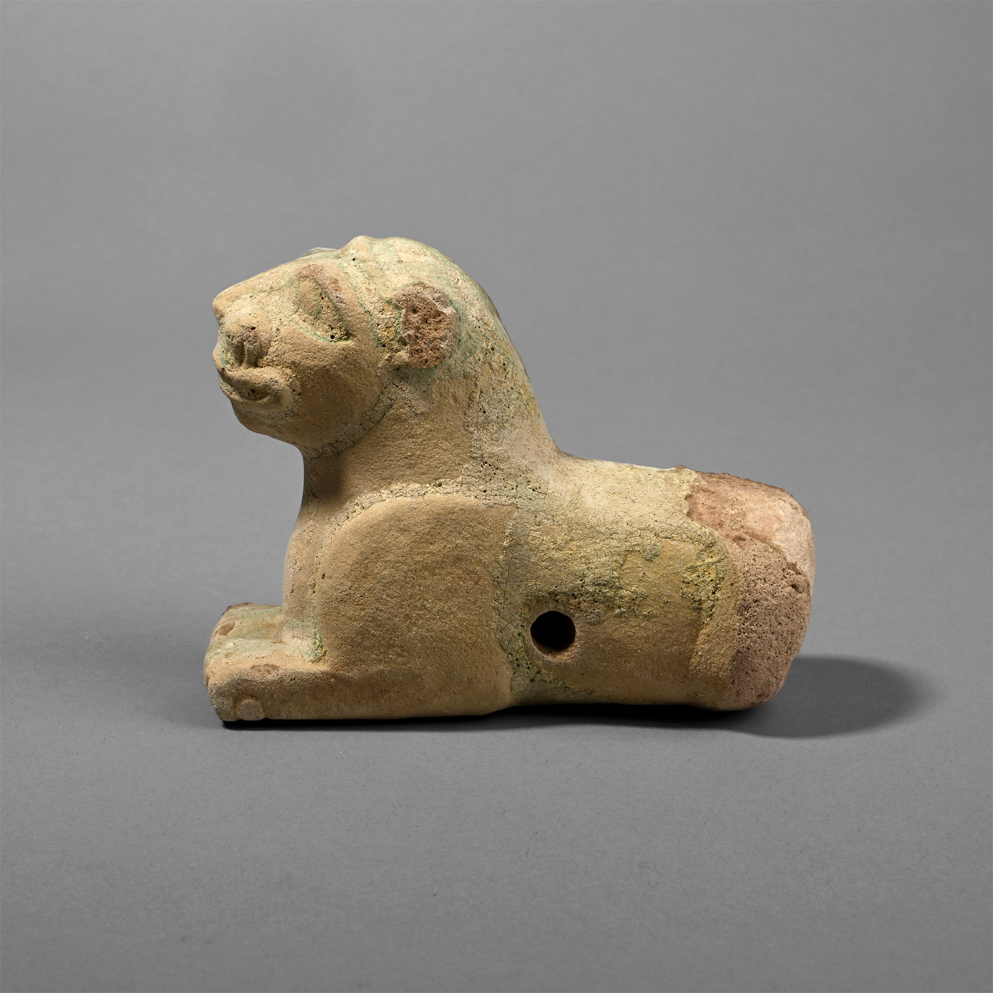 Ziwiye Blue Faience Lion Protome