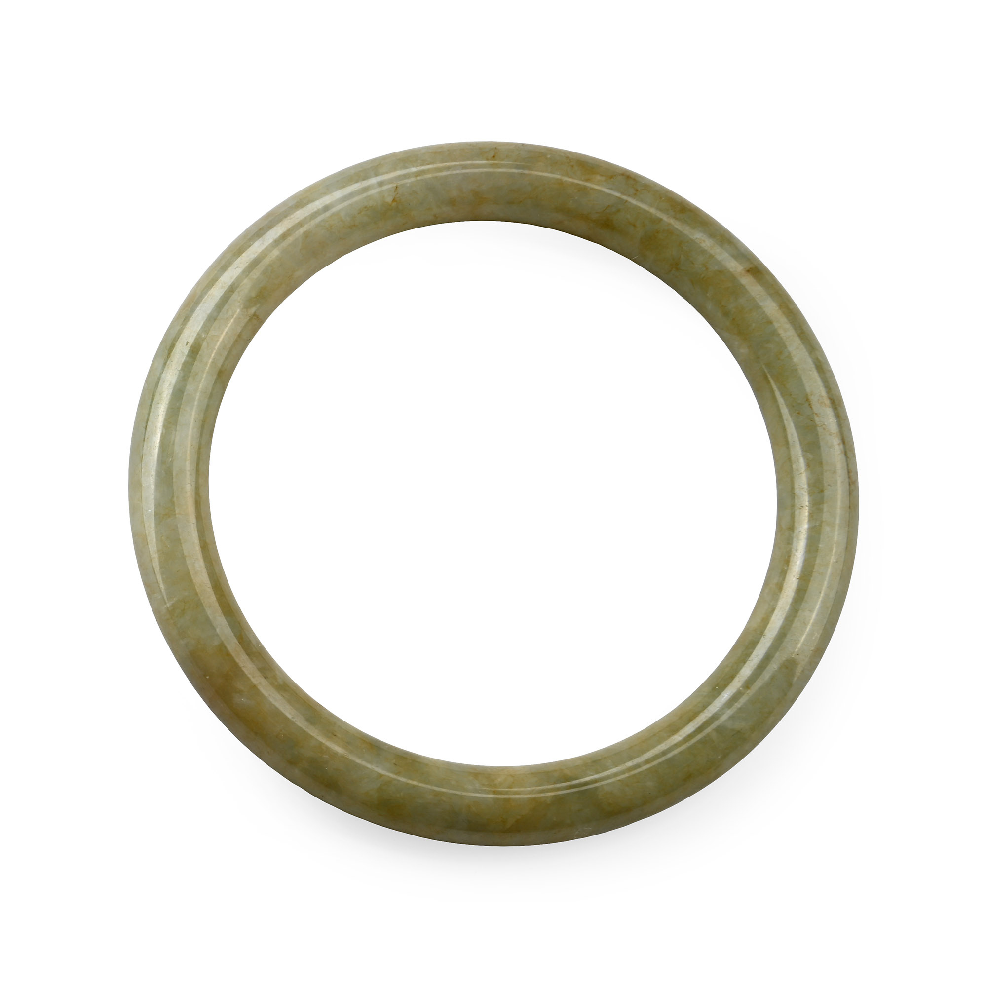 Chinese Carved and Polished Nephrite Jade Bracelet