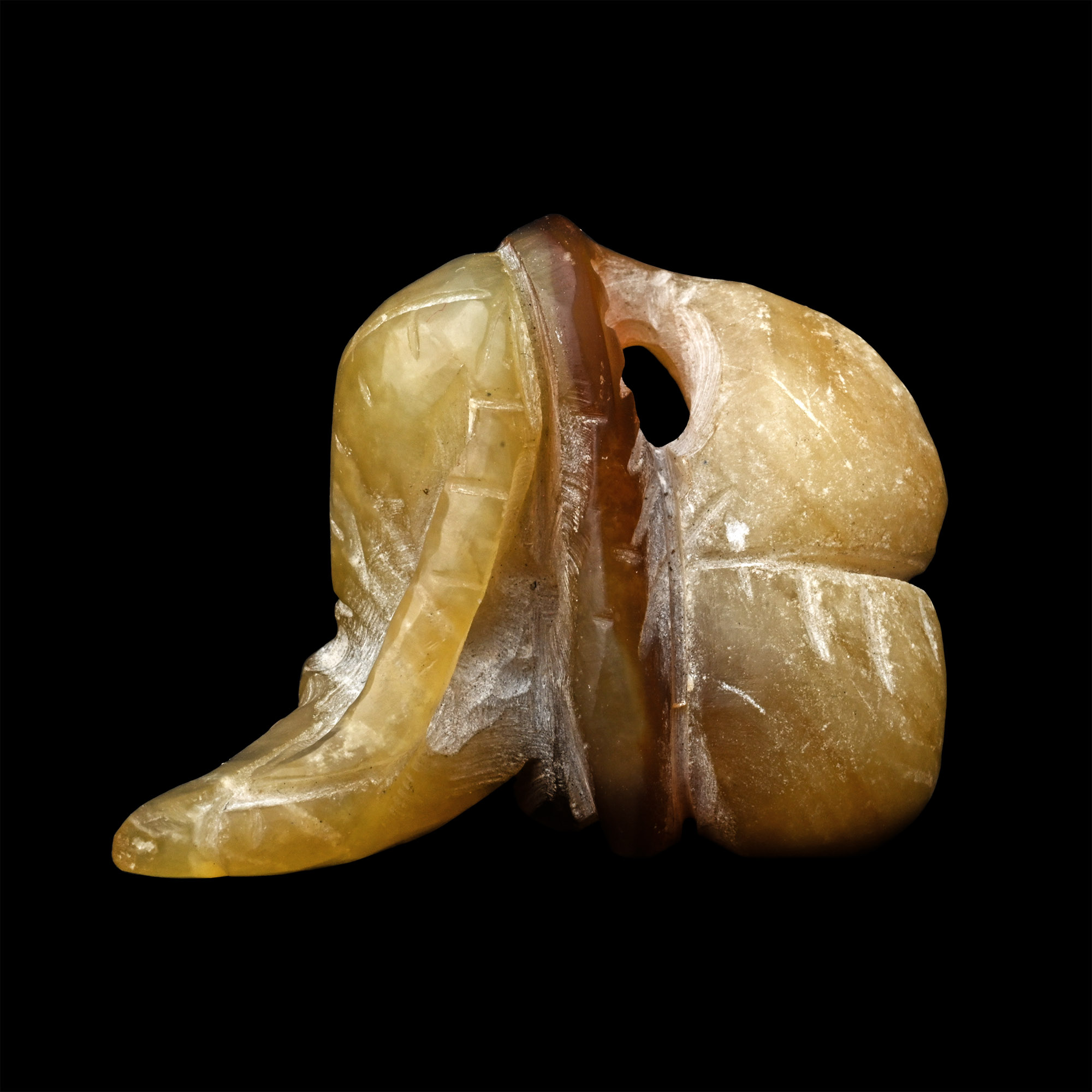 Chinese Carved Amuletic Pendant