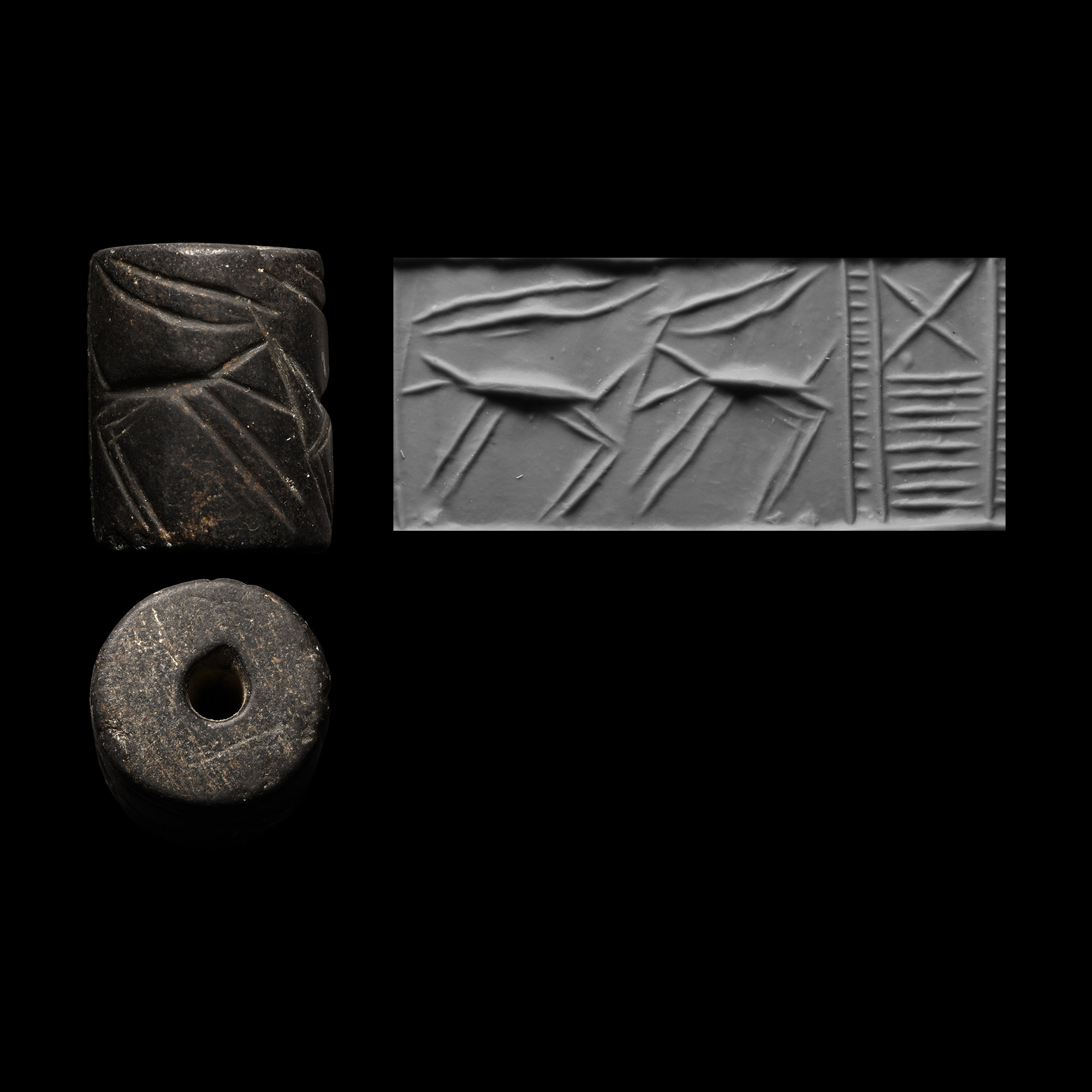 Jemdet Nasr Type Cylinder Seal with Animals