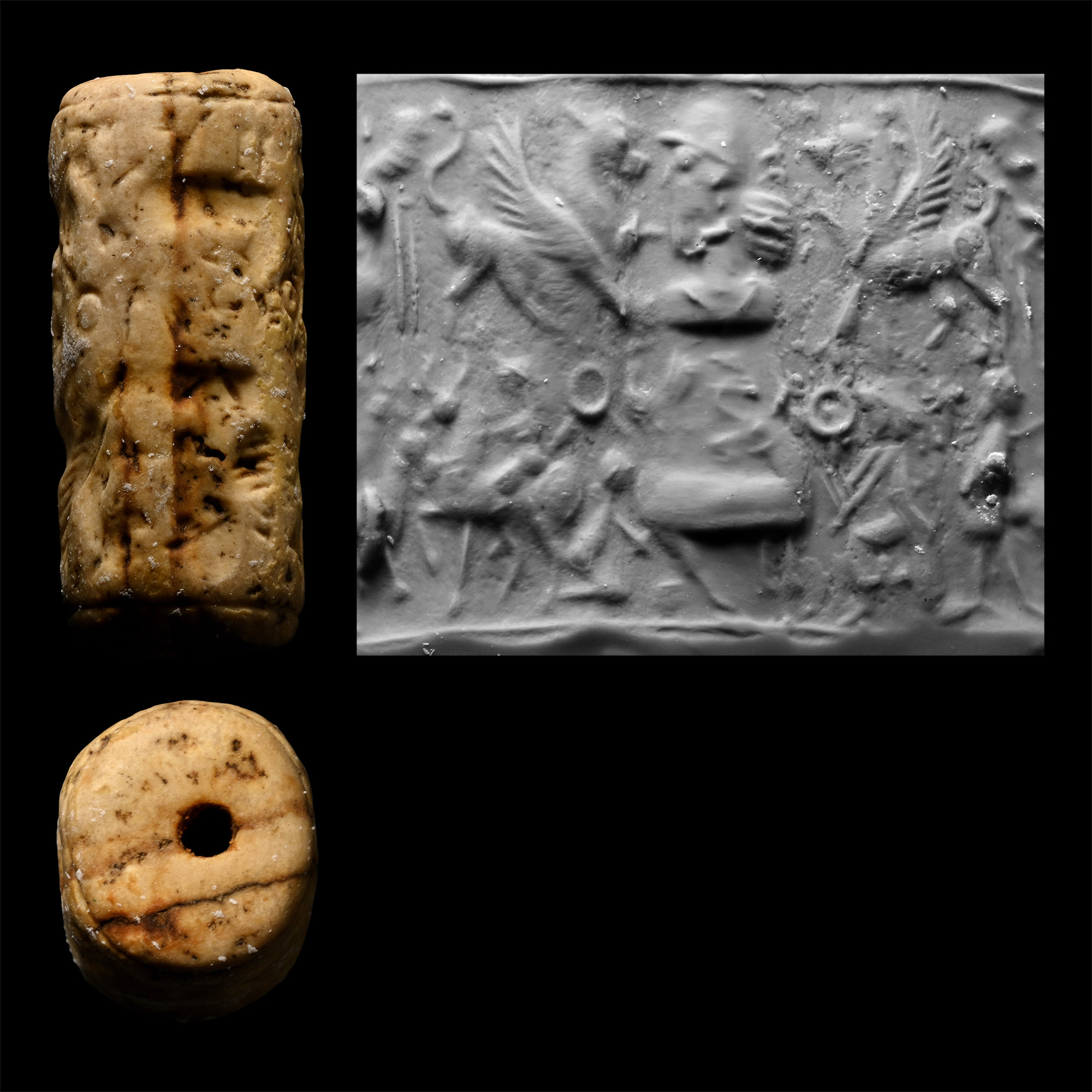 Large Western Asiatic Agate Cylinder Seal