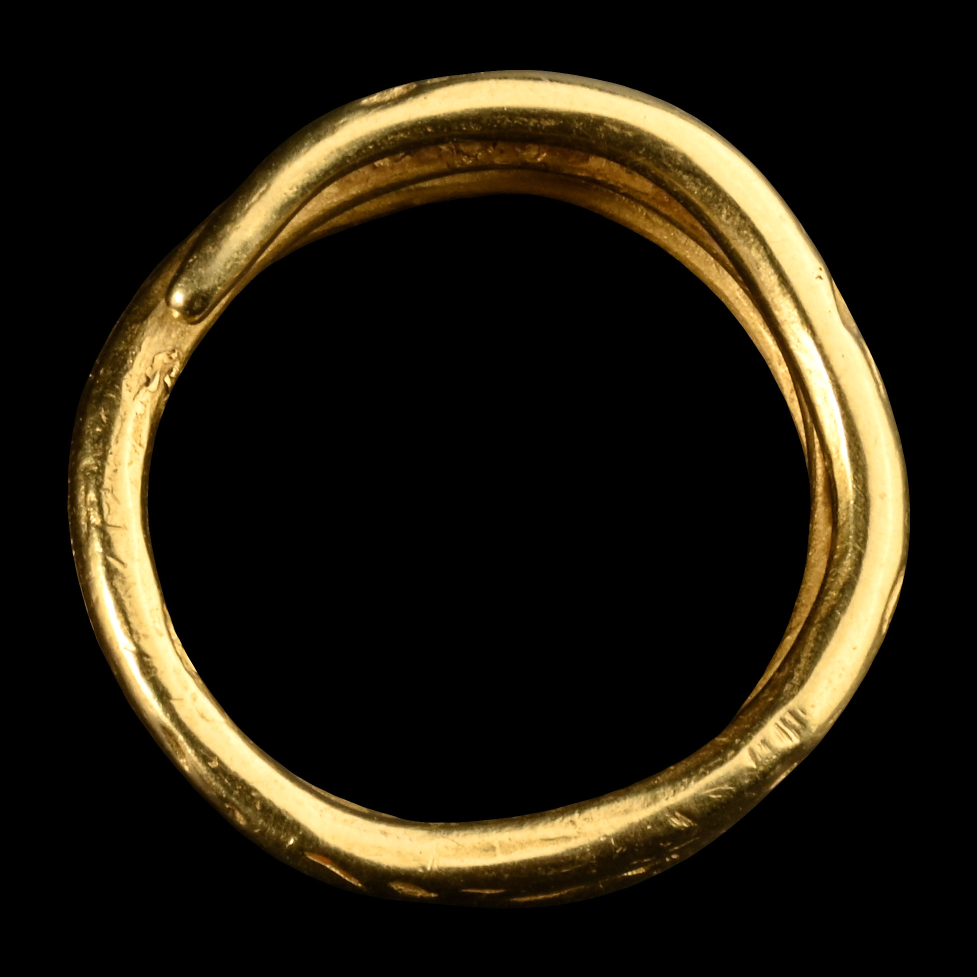 'The Eye' Middle Bronze Age Gold Spiral Finger Ring