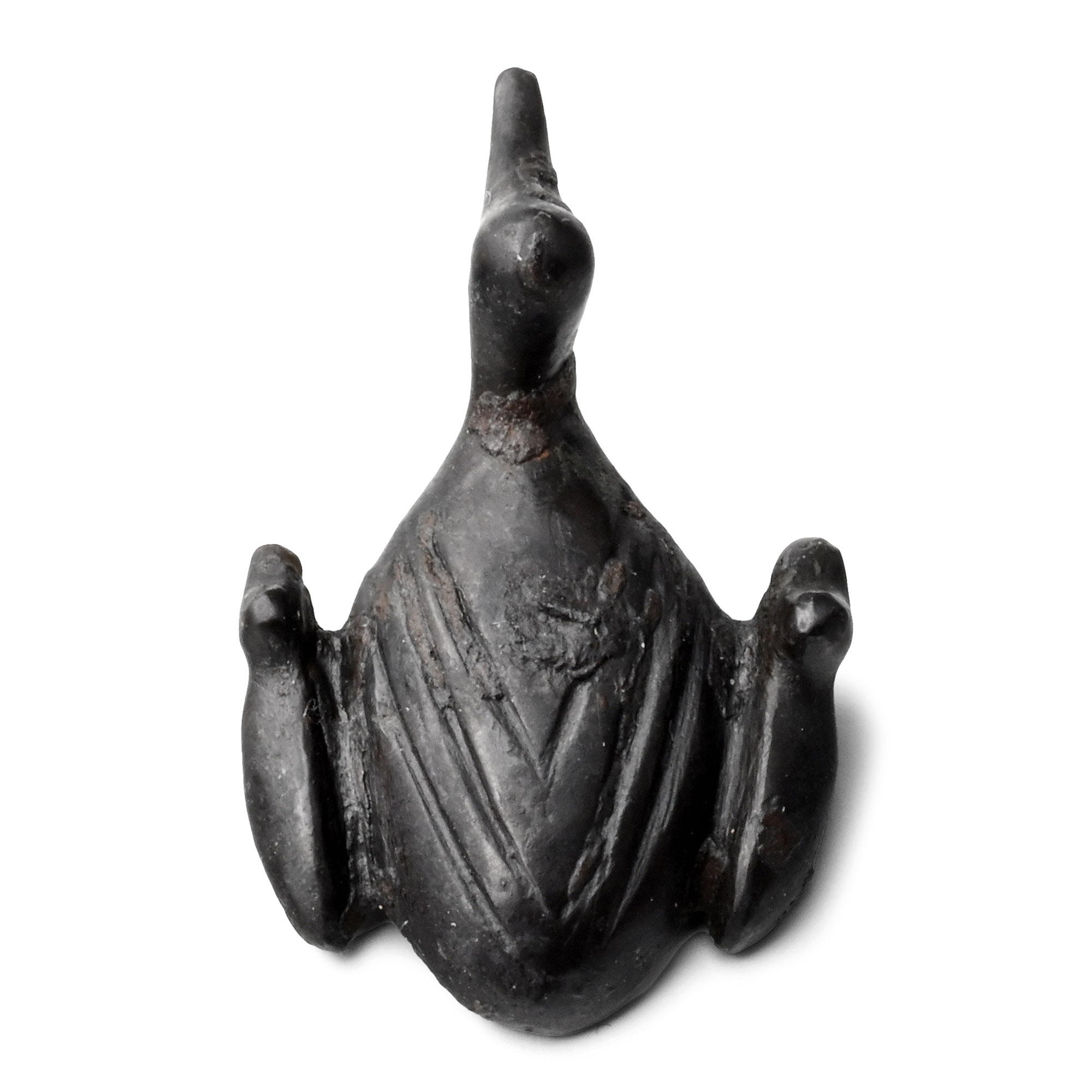 Roman Bronze Duck with Ducklings Mount