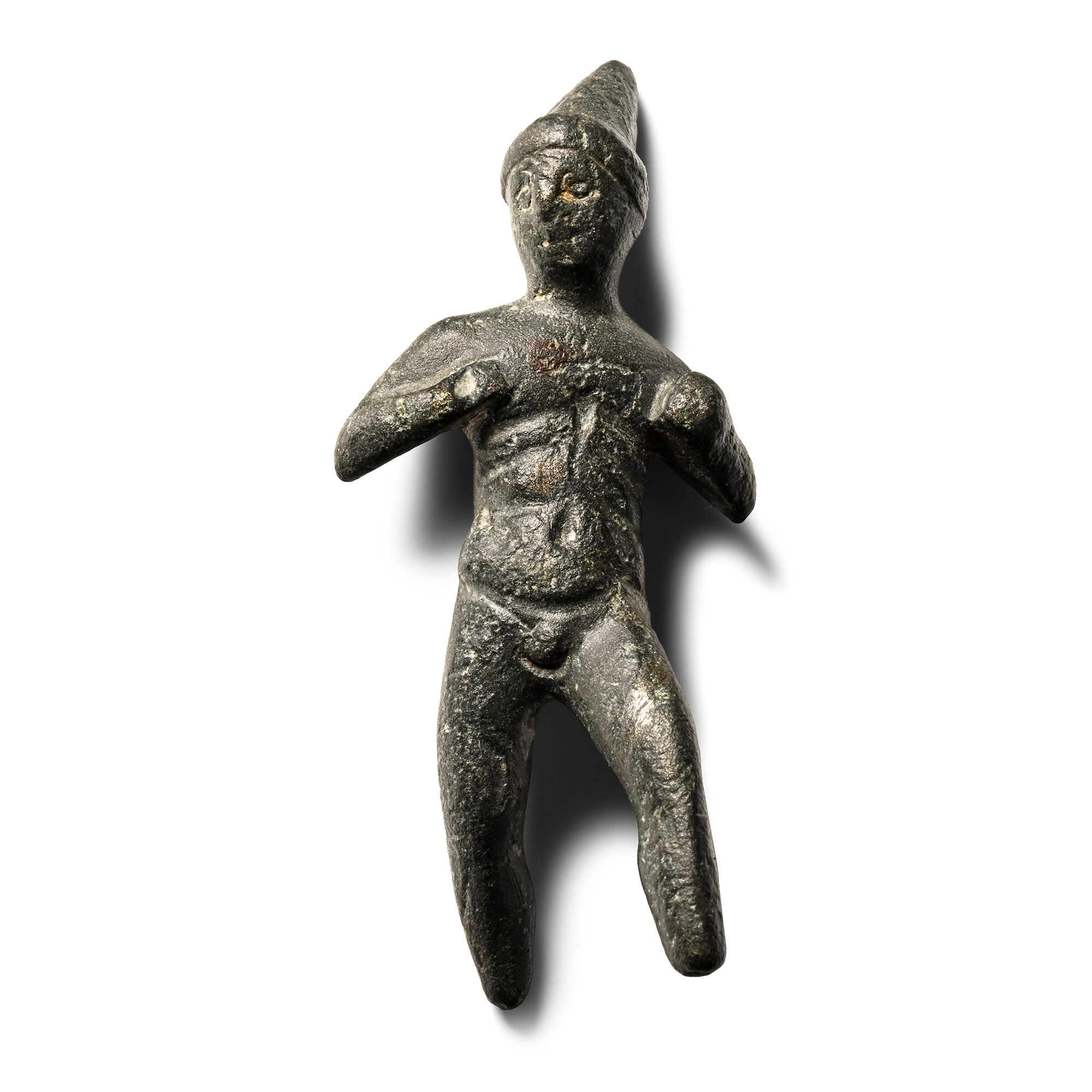Roman Bronze Statuette of Dioskouros