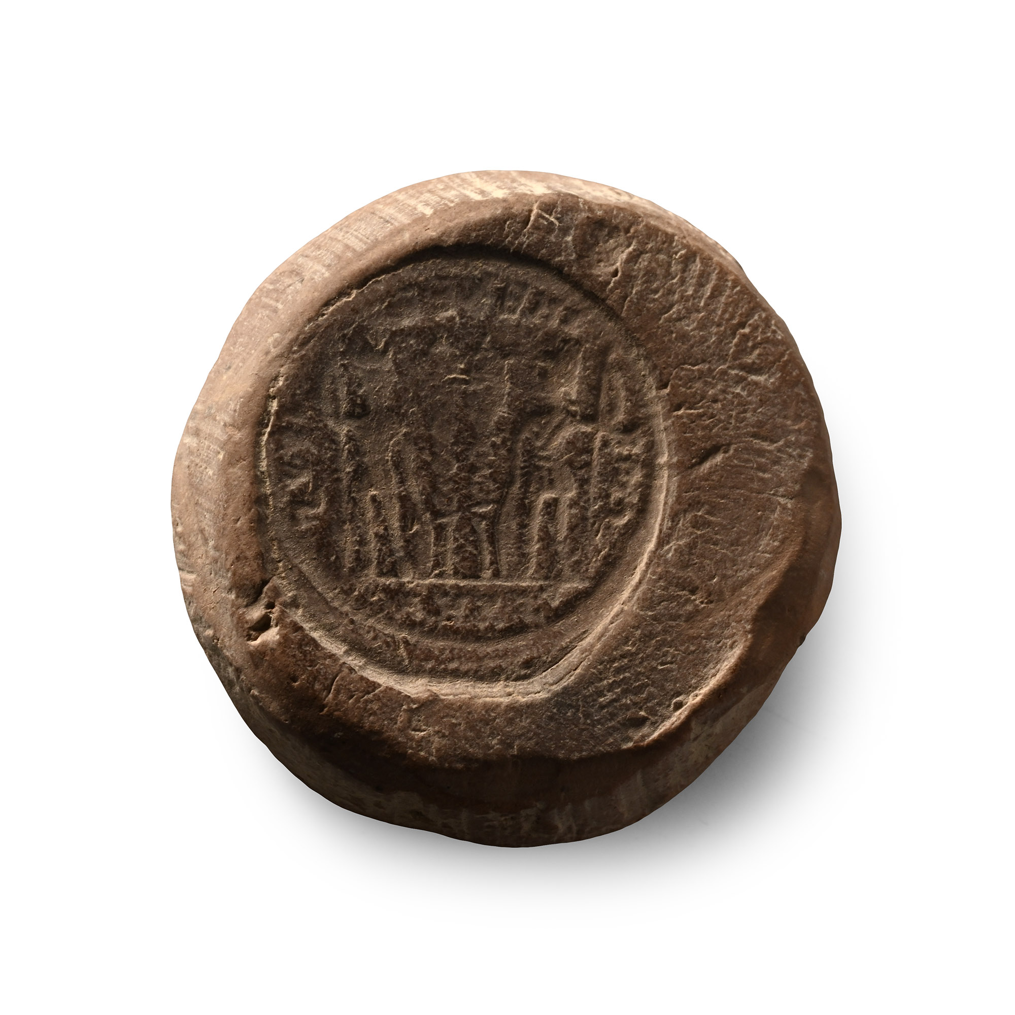 Roman Terracotta Forger's Mould for a Constantine Coin