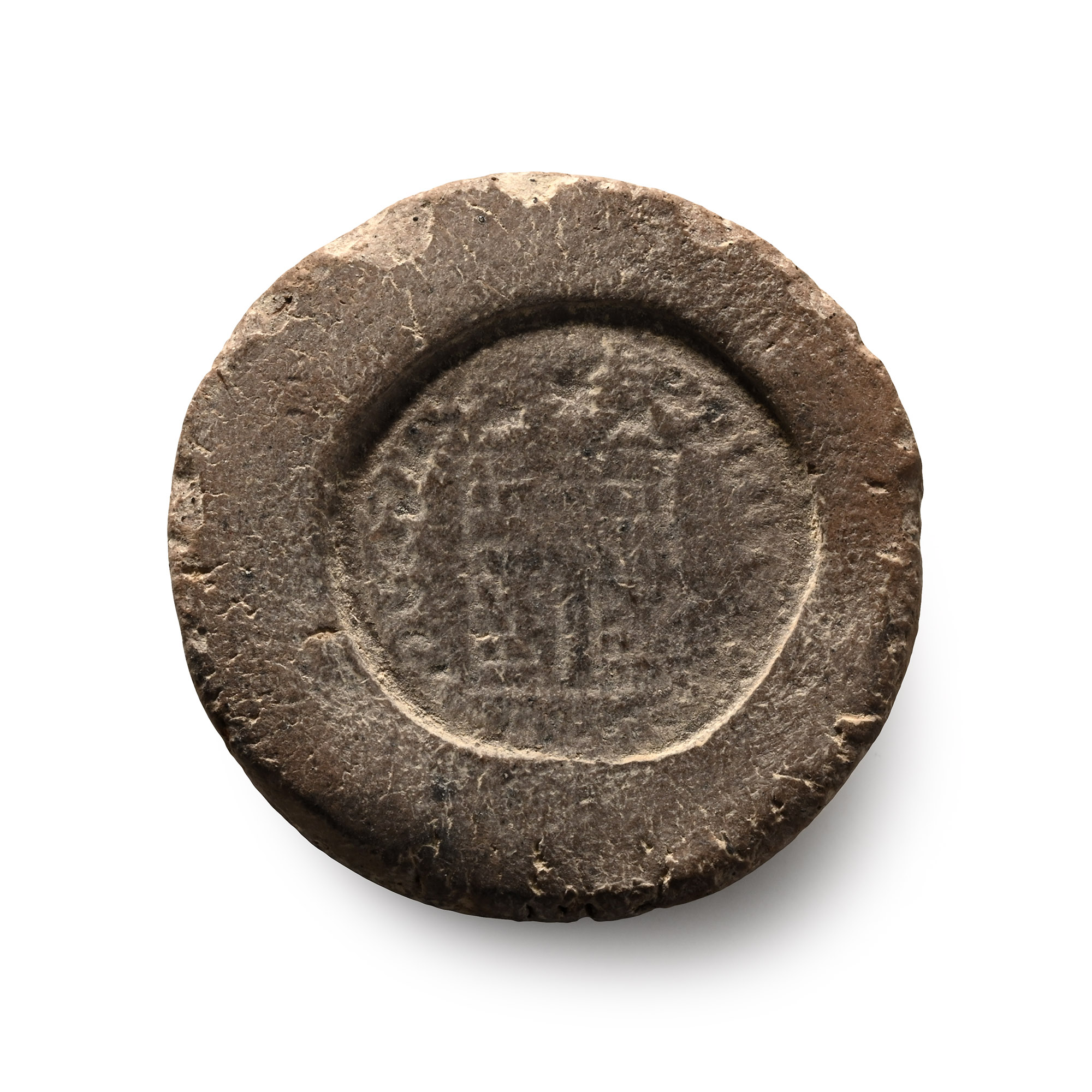 Roman Terracotta Forger's Coin Mould