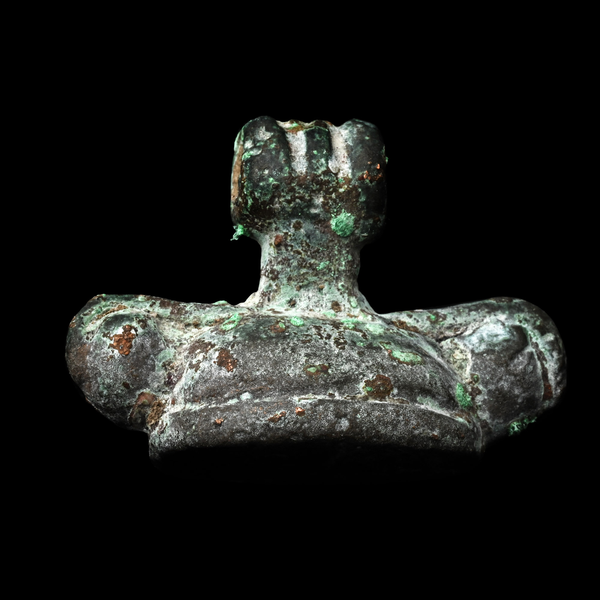 Phoenician Bronze Scarab Seal Pendant