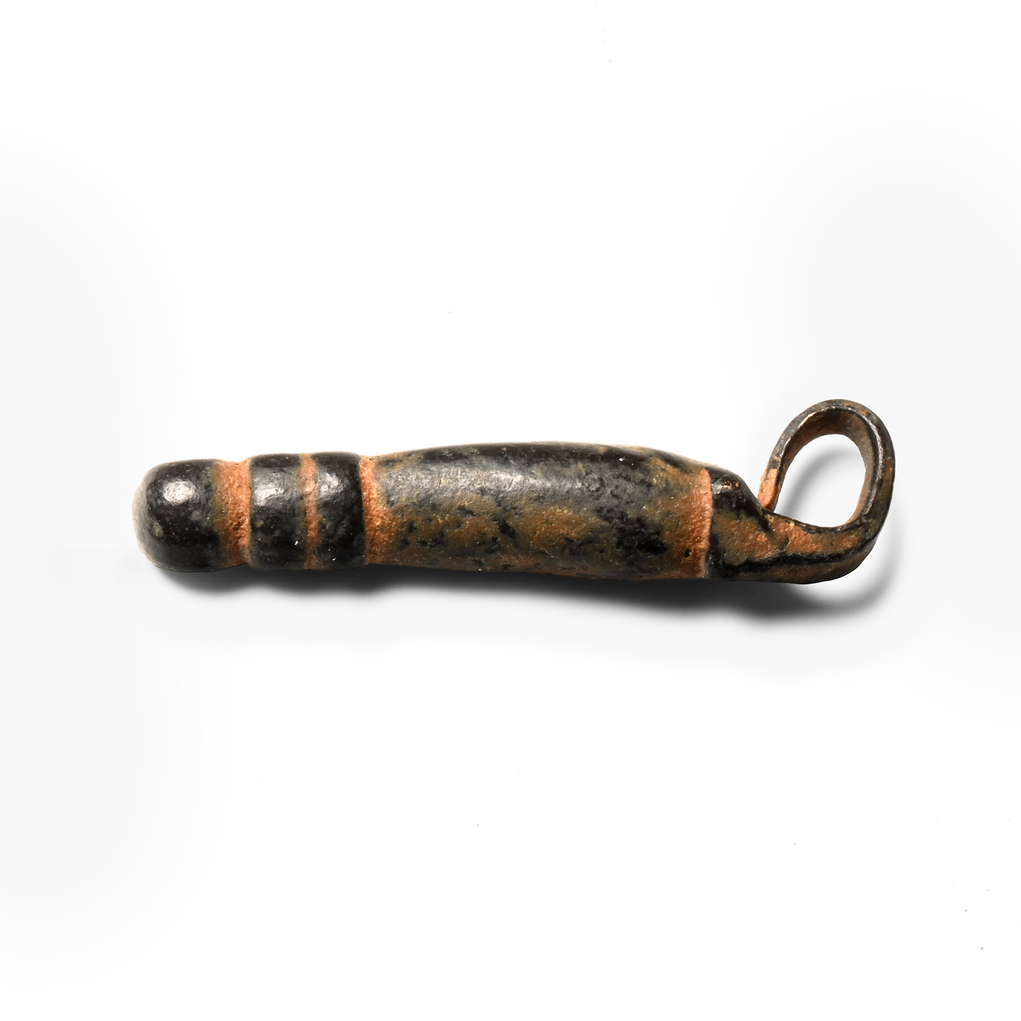 Roman Bronze Phallic Pendant