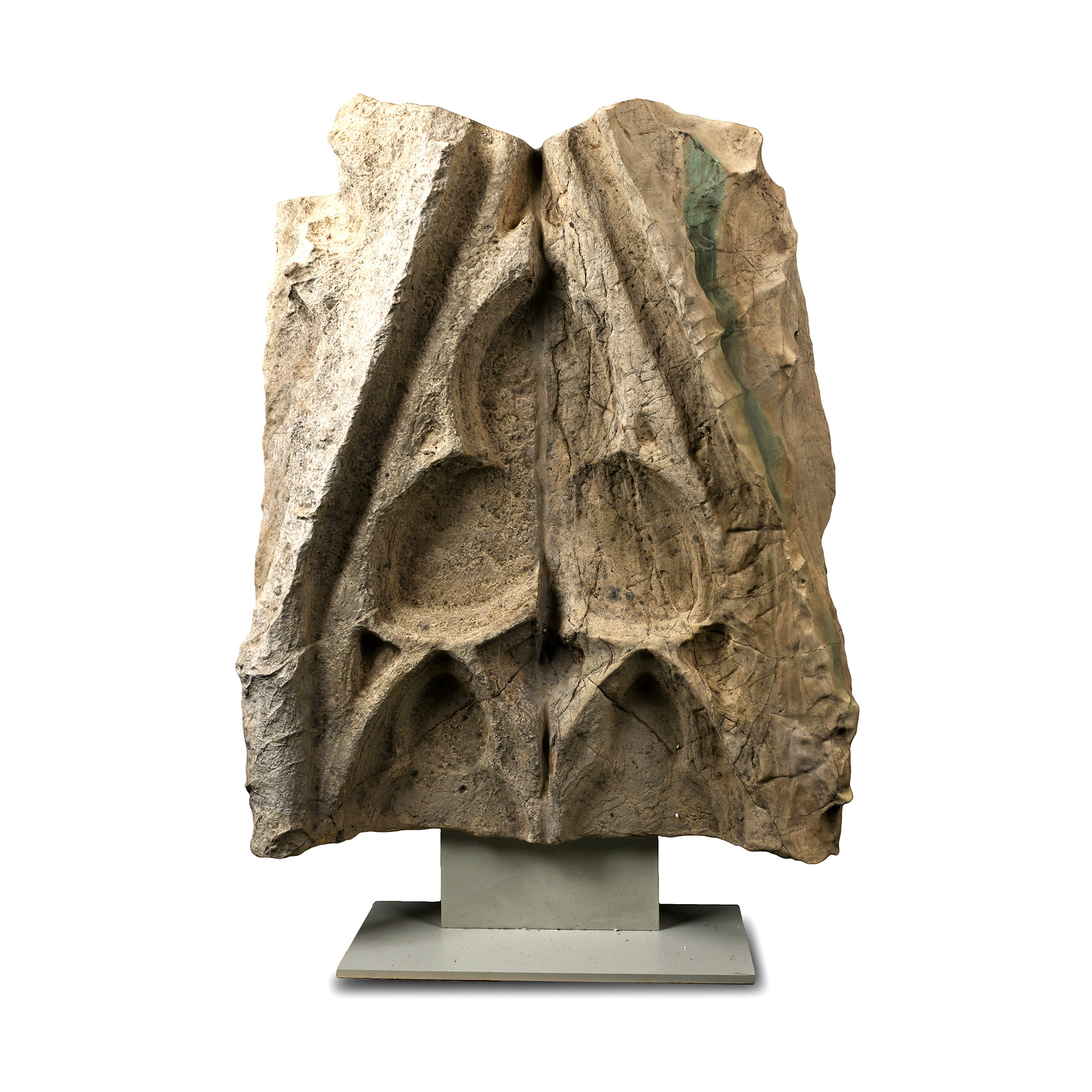 Monumental Medieval Stone Gable from a Butress of York Minster Chapter House