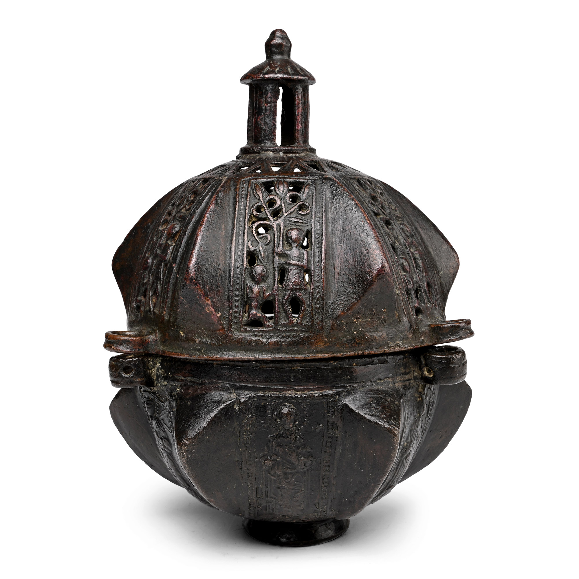 Medieval Bronze Incense Burner