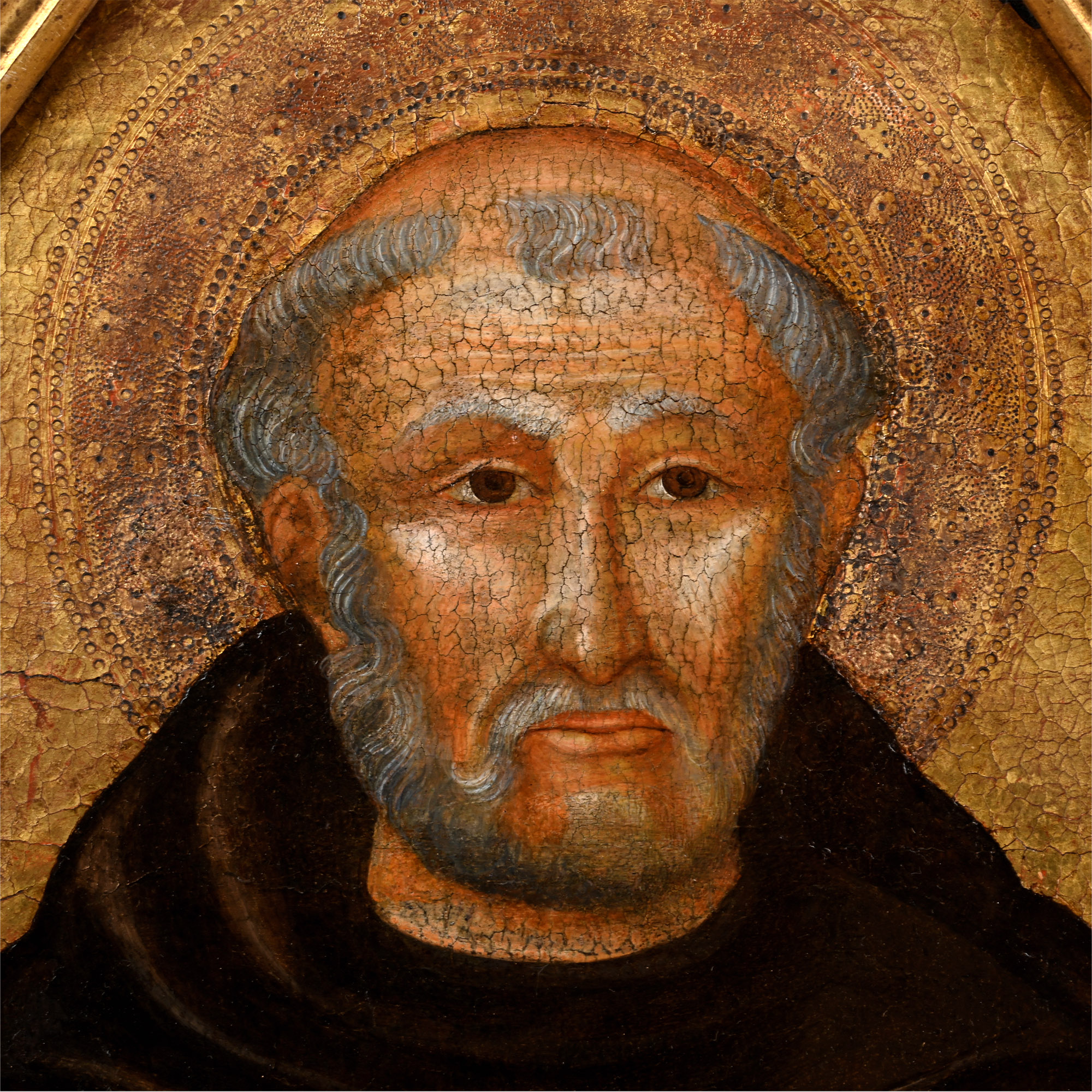 Medieval Painting of Saint Francis of Assisi
