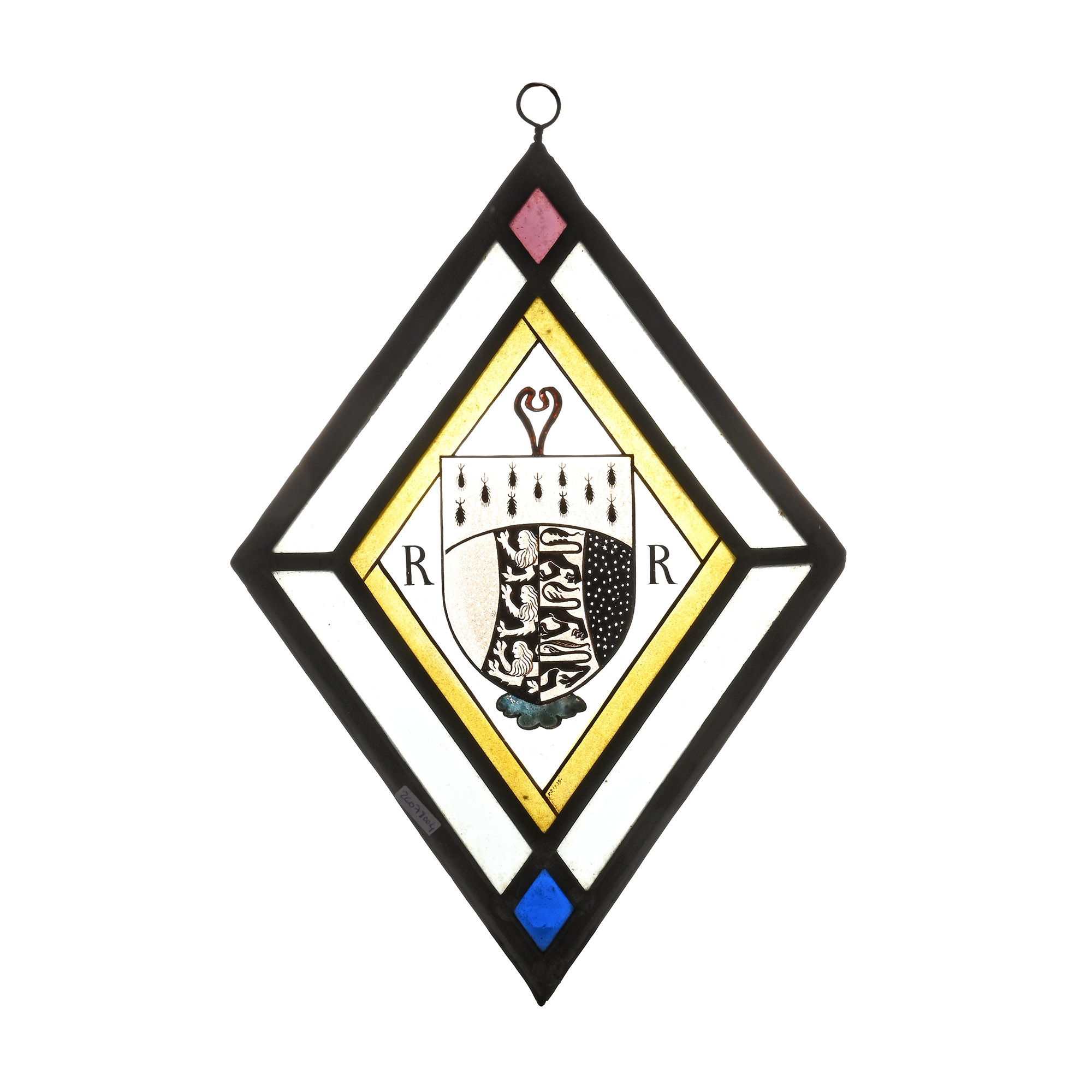 Post Medieval Stained Glass with Armorial