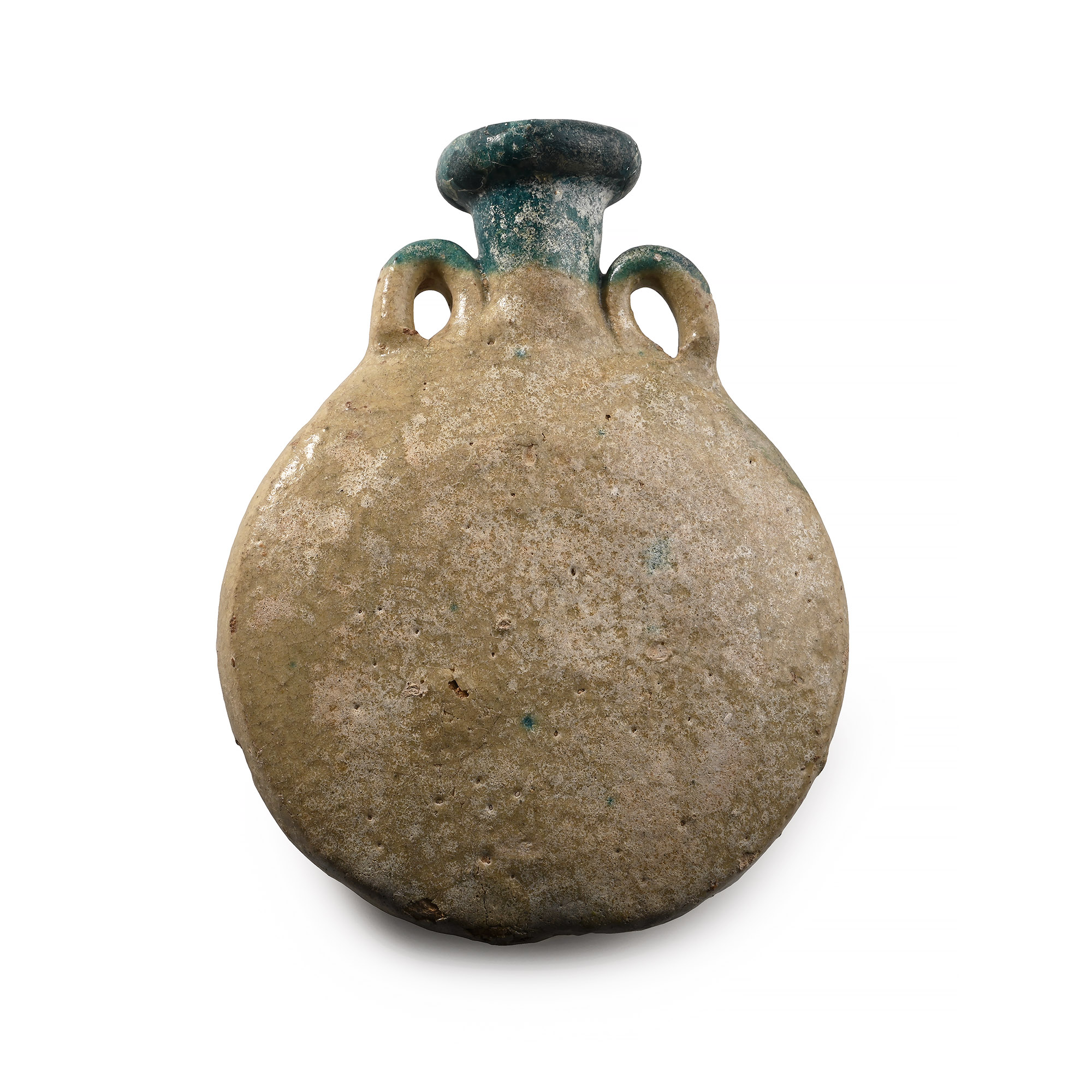 Parthian Blue Glazed Flask