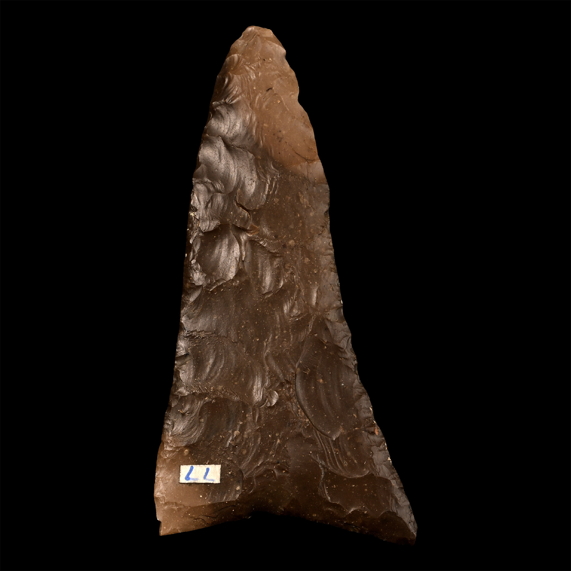 Egyptian Knapped Stone Fish-Tailed Knife