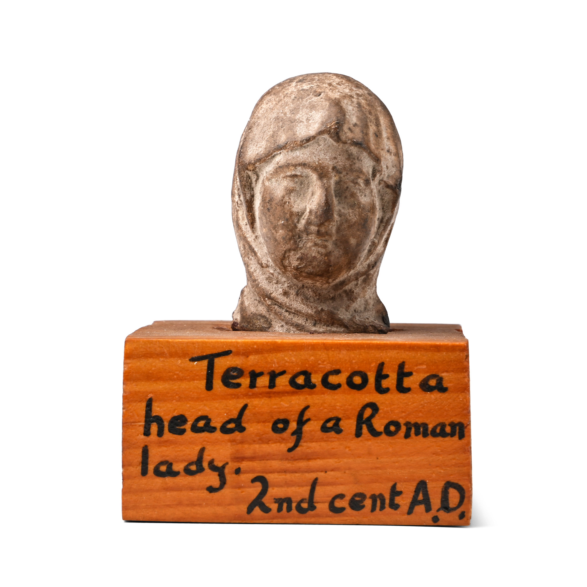Egyptian Terracotta Head of a Roman Lady