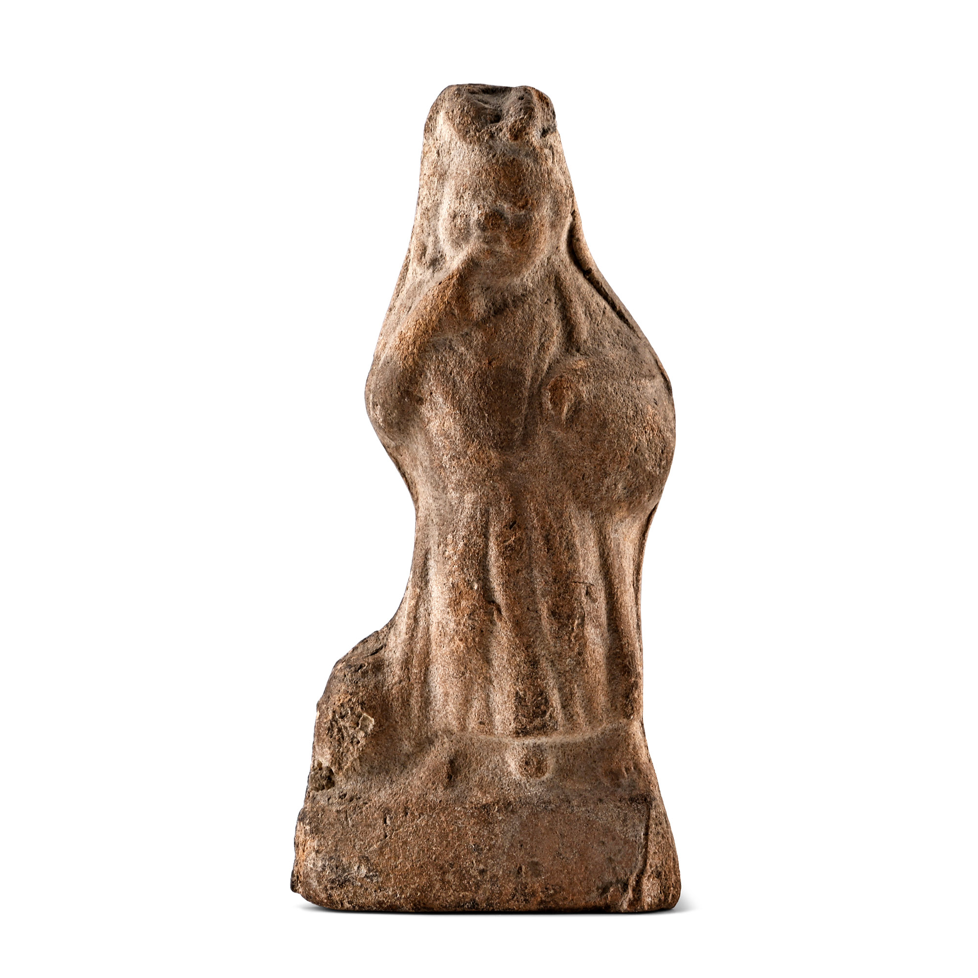 Egyptian Terracotta Statuette of the God Harpocrates