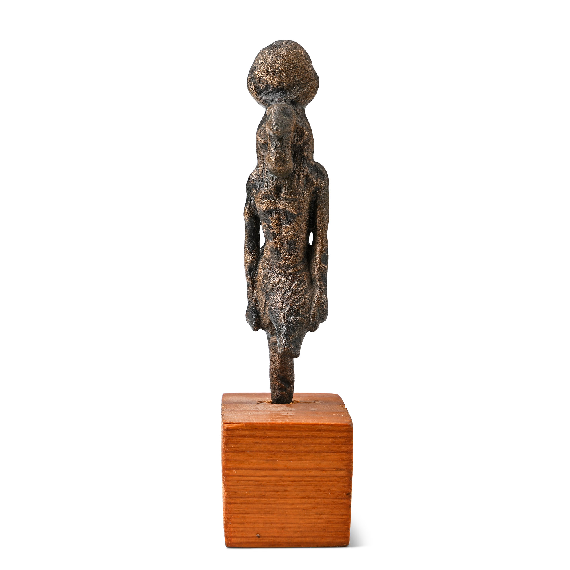Egyptian Bronze Figure of the God Thoth