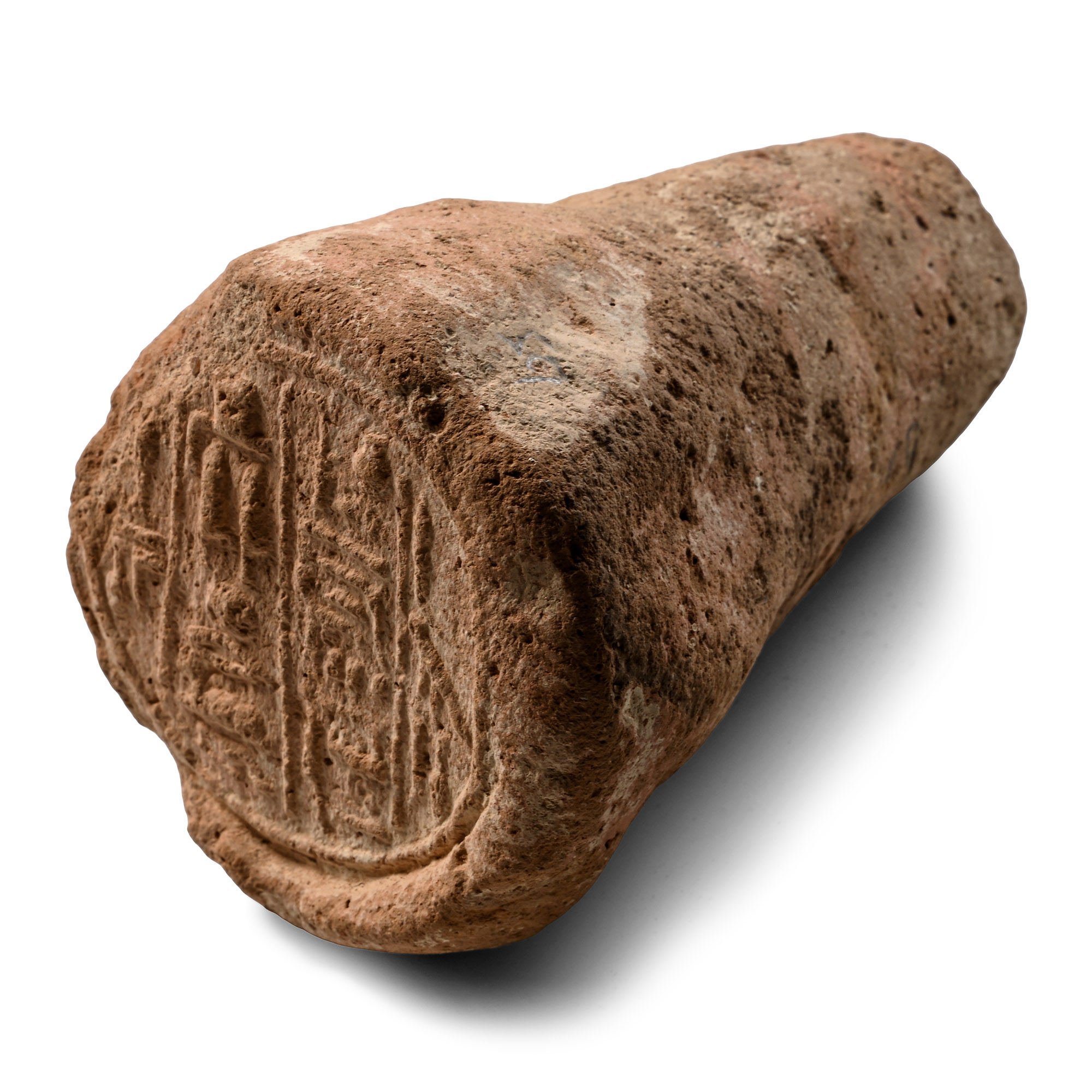 Egyptian Terracotta Funerary Cone of Nedjem