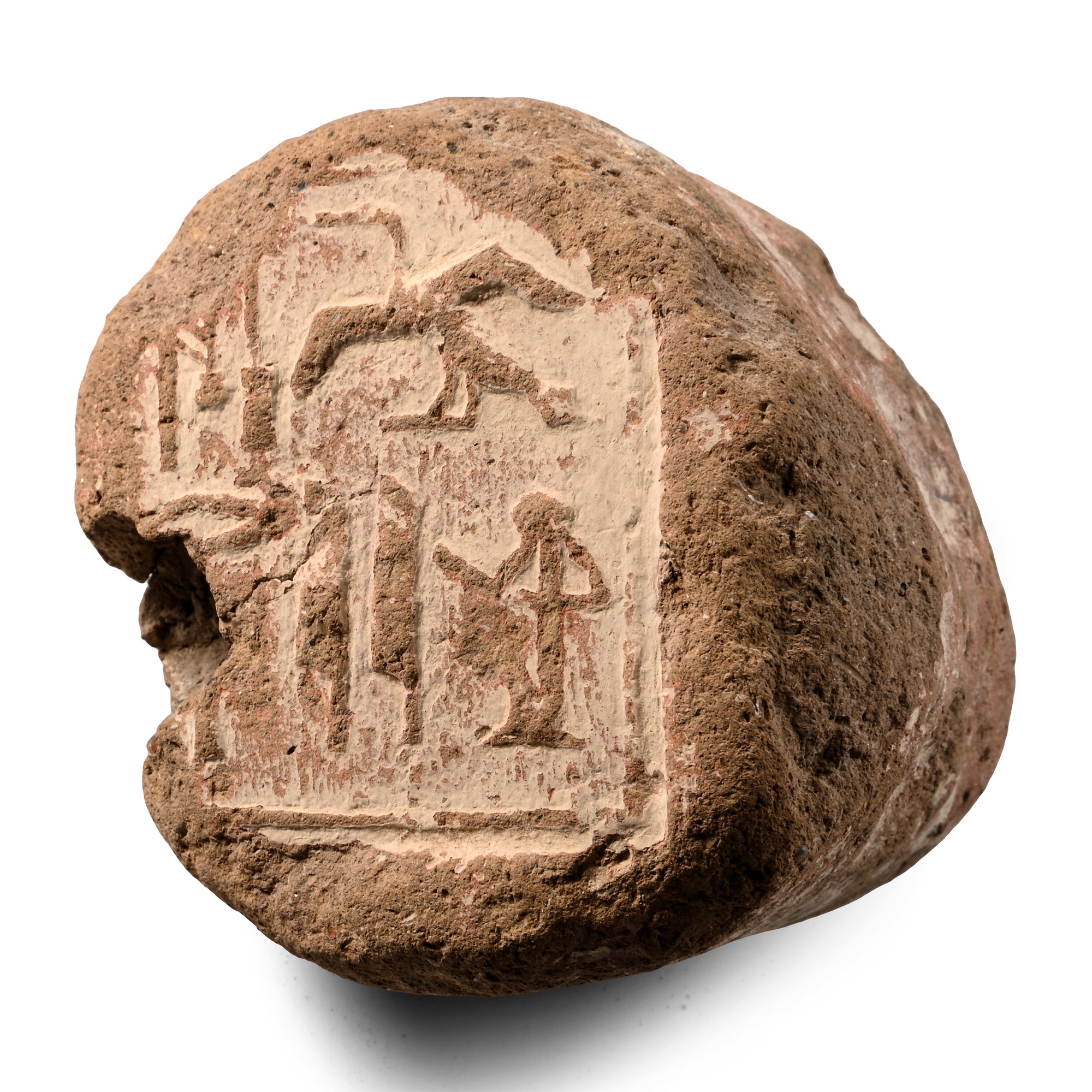 Egyptian Terracotta Funerary Cone for Paroy
