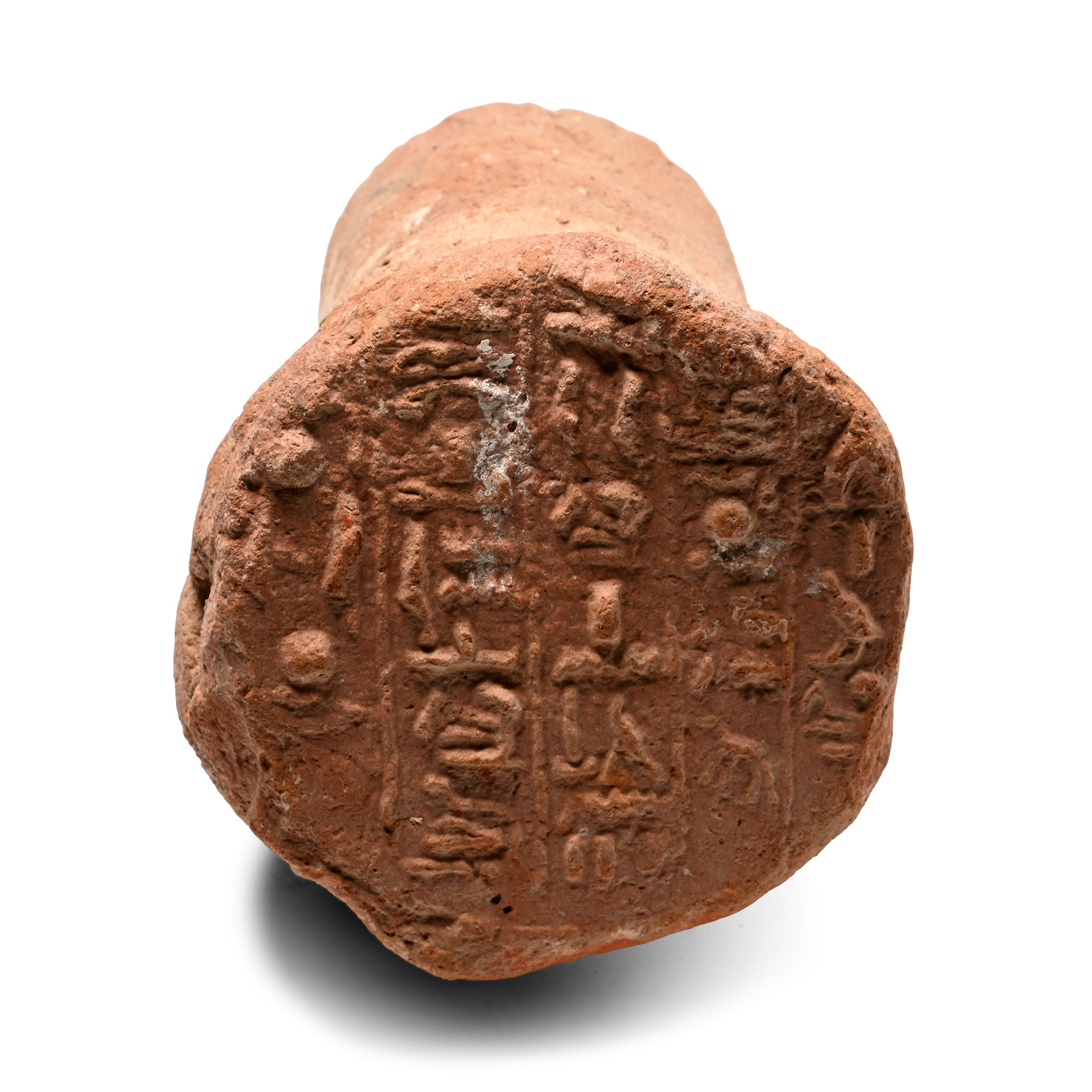 Egyptian Terracotta Funerary Cone of Amunhotep, called Huy