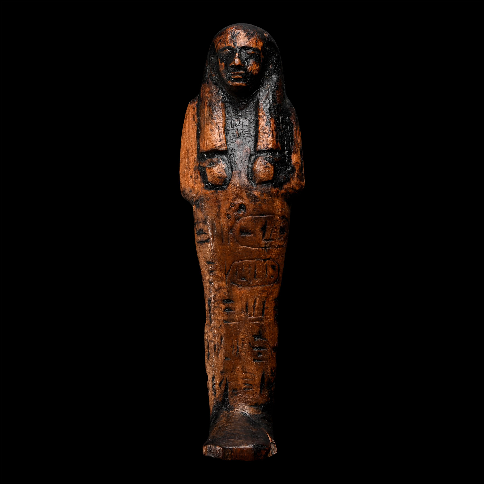 Egyptian Wooden Shabti of Pharaoh Seti I