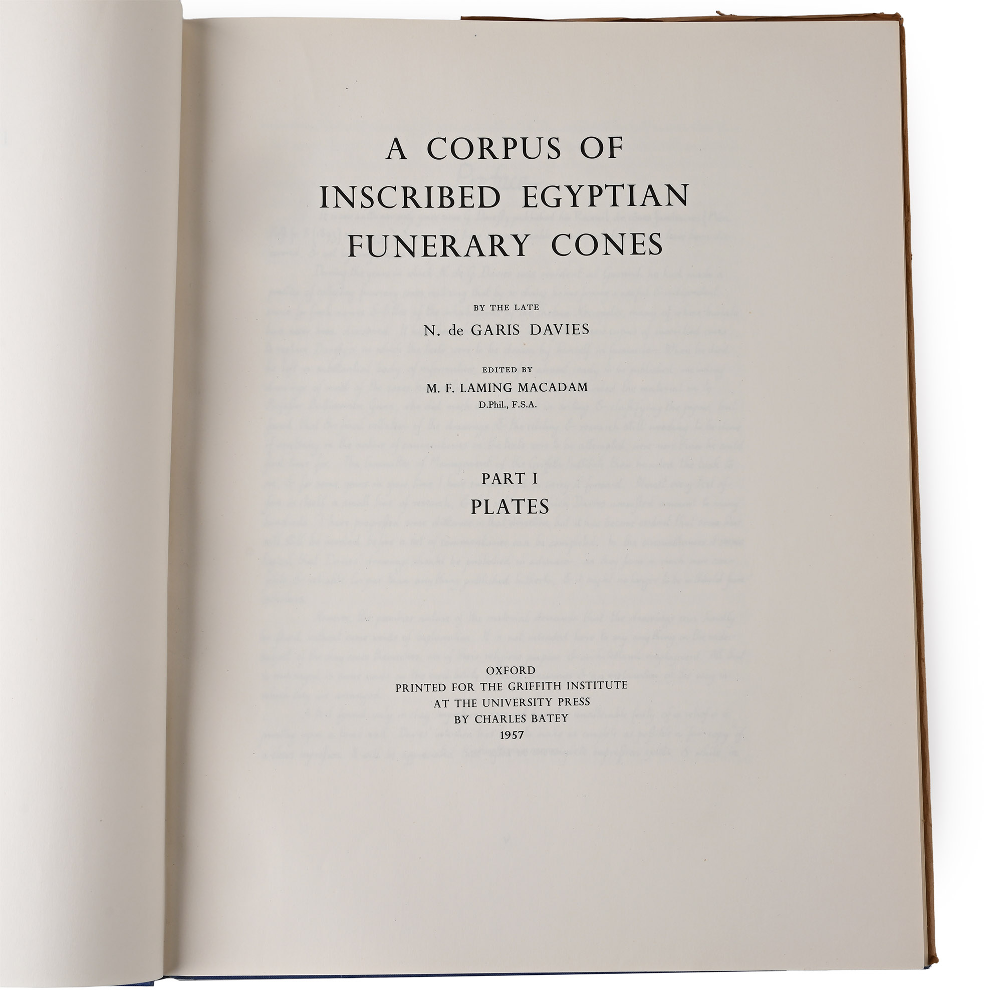 A Compendium of Egyptian Funerary Cones by G. Dibley & B. Lipkin