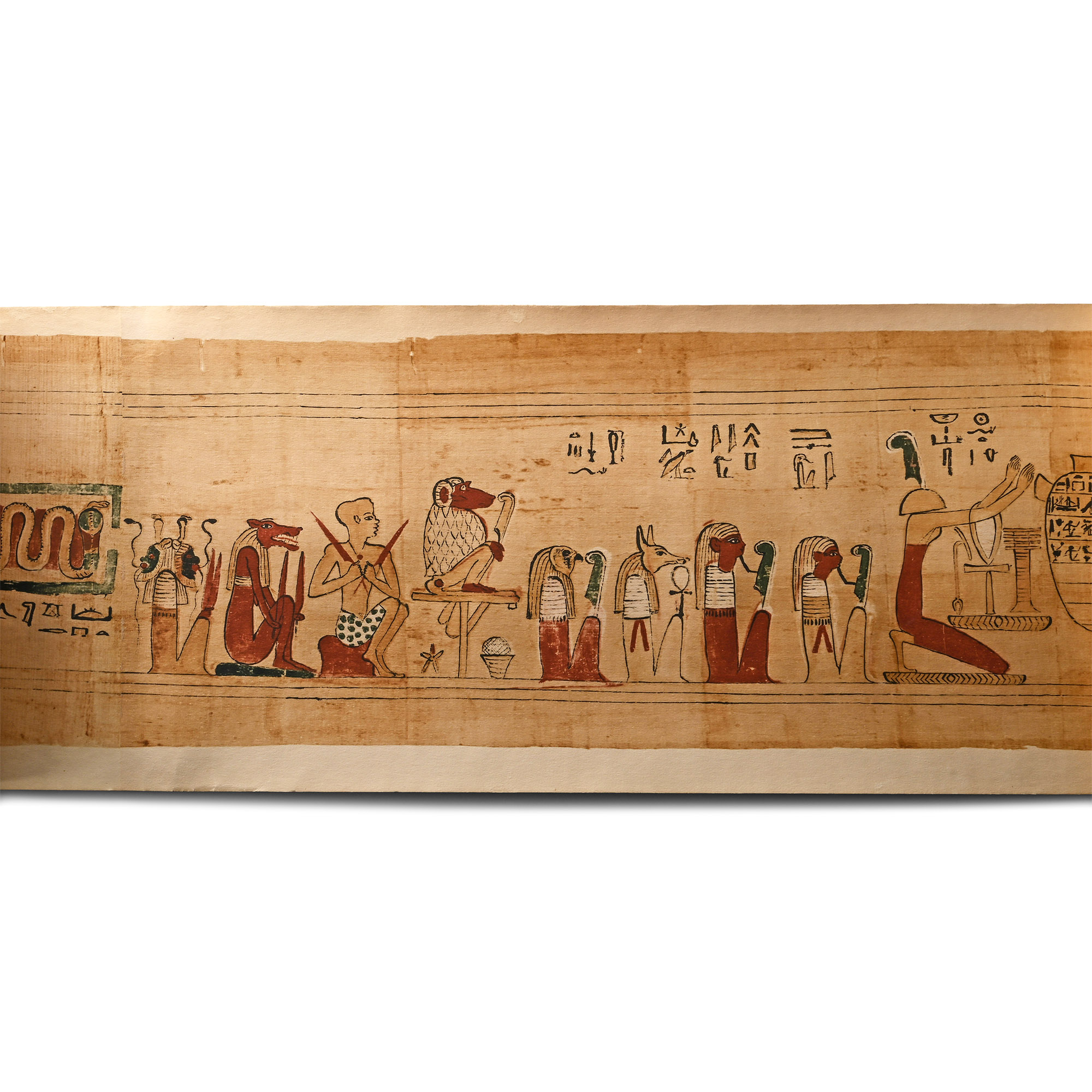 Egyptian Papyrus Museum Reproduction of Berlin 3127 in Tube