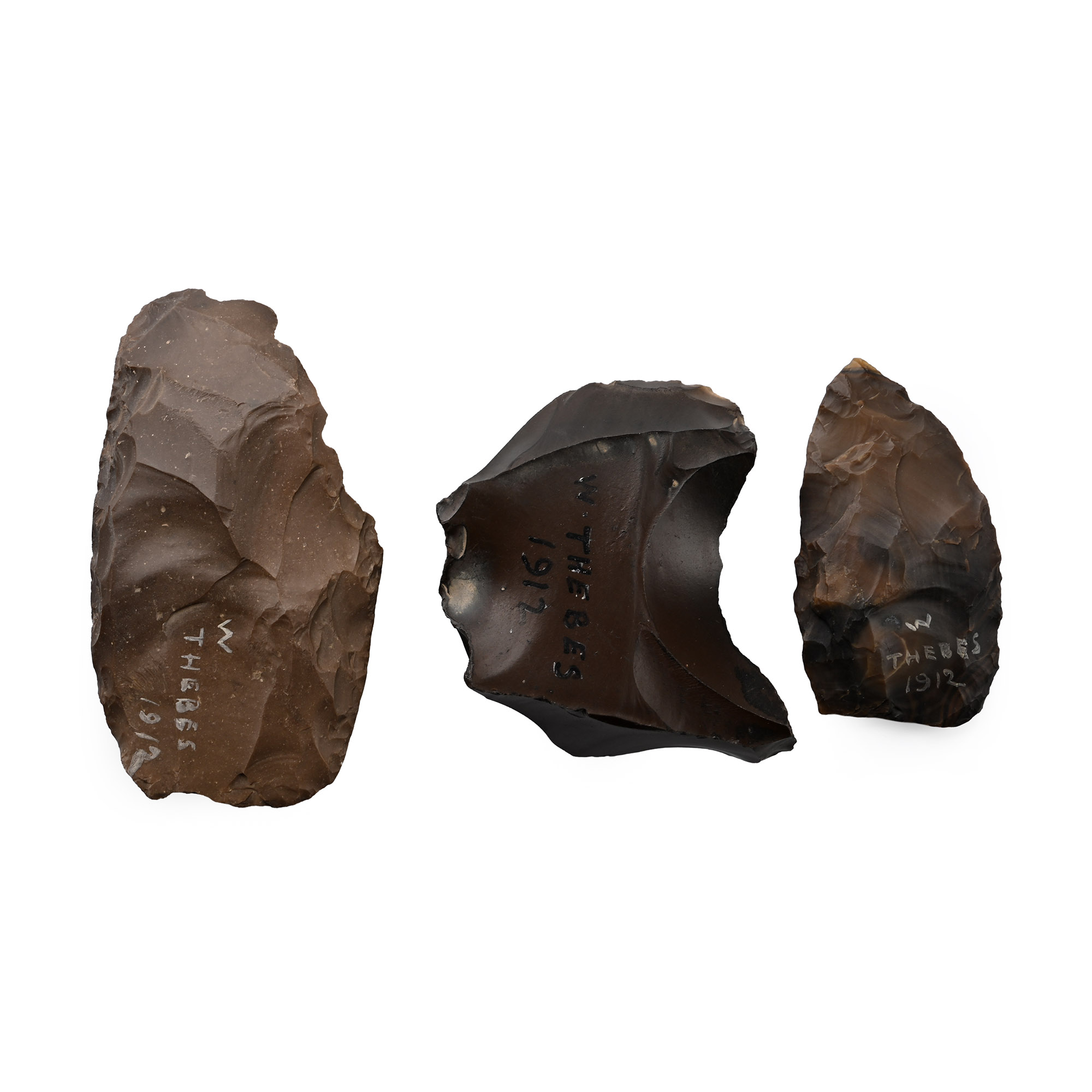 Egyptian Stone Age Knapped Tool Group from Thebes