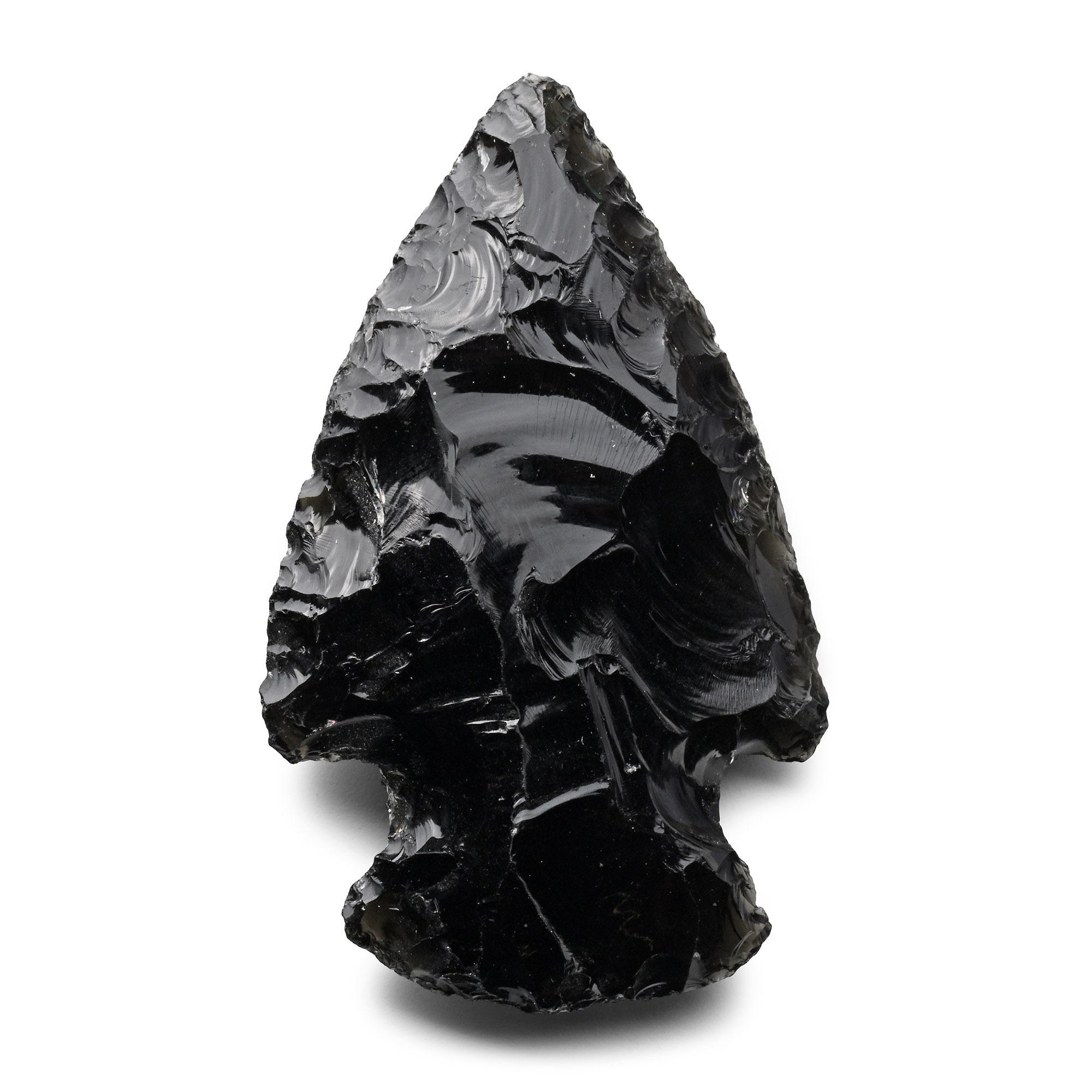 Australian Knapped Bottle Glass Aboriginal Spearhead