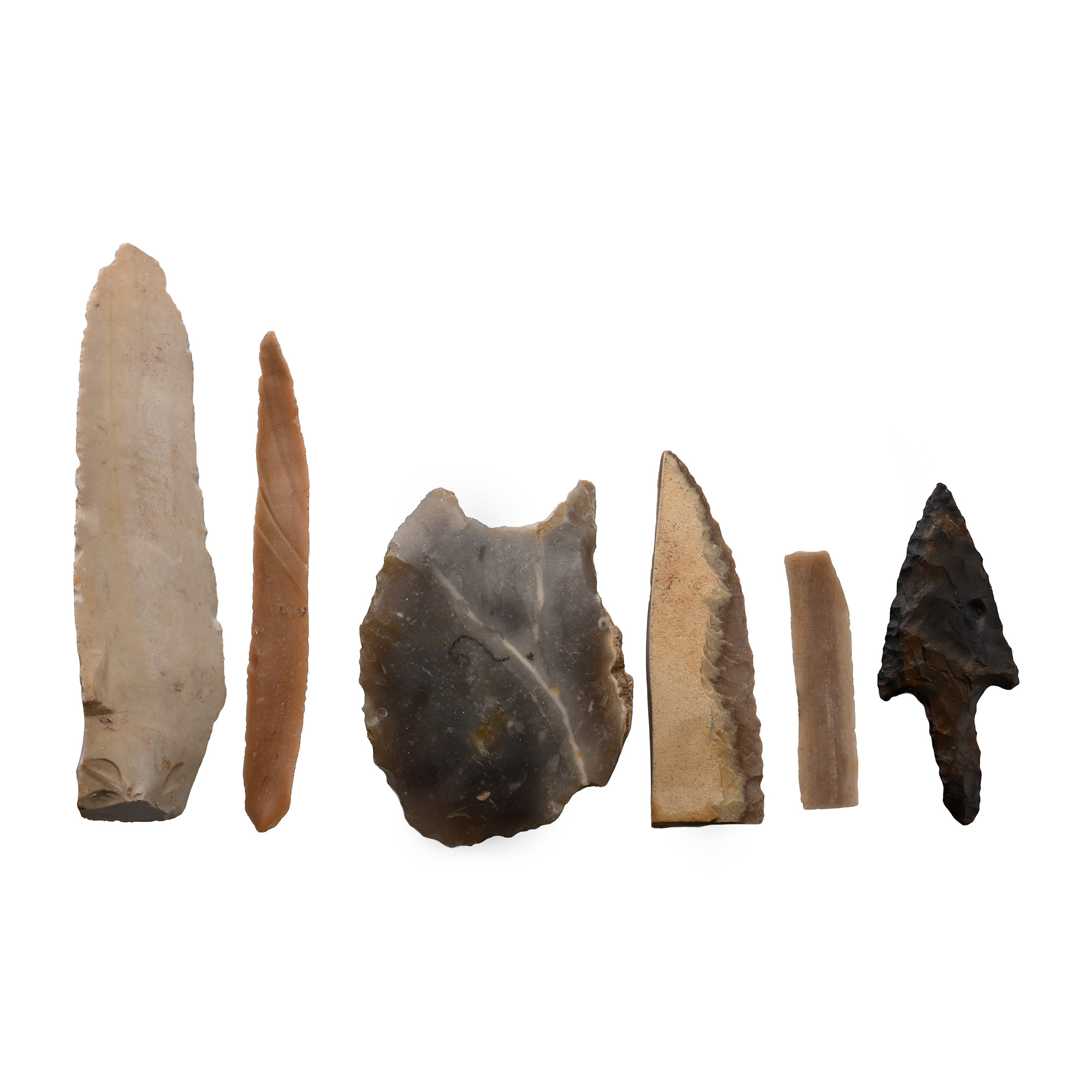 Egyptian Stone Age Knapped Tool and Arrowhead Collection