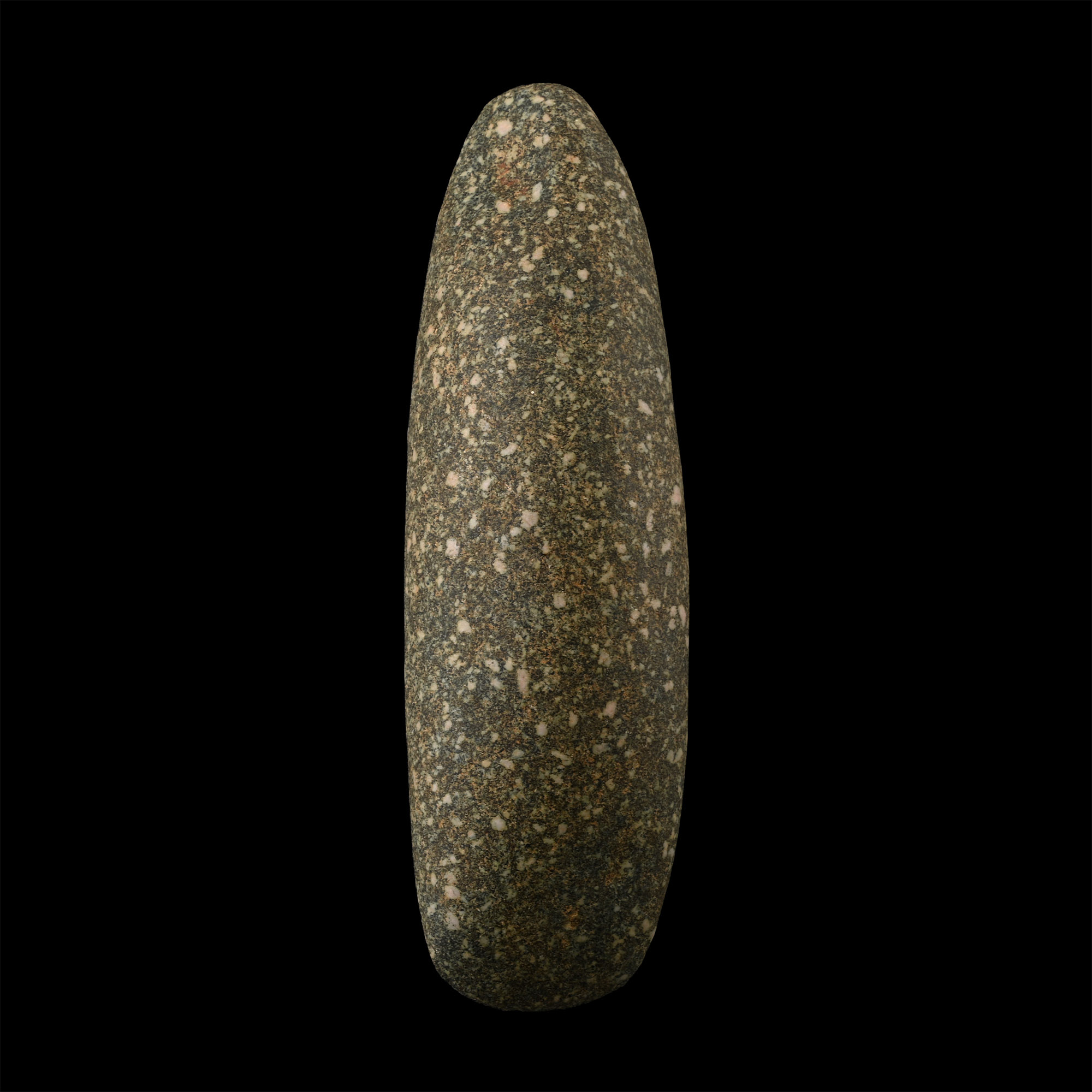 Large Stone Age Polished Speckled Greenstone Axehead