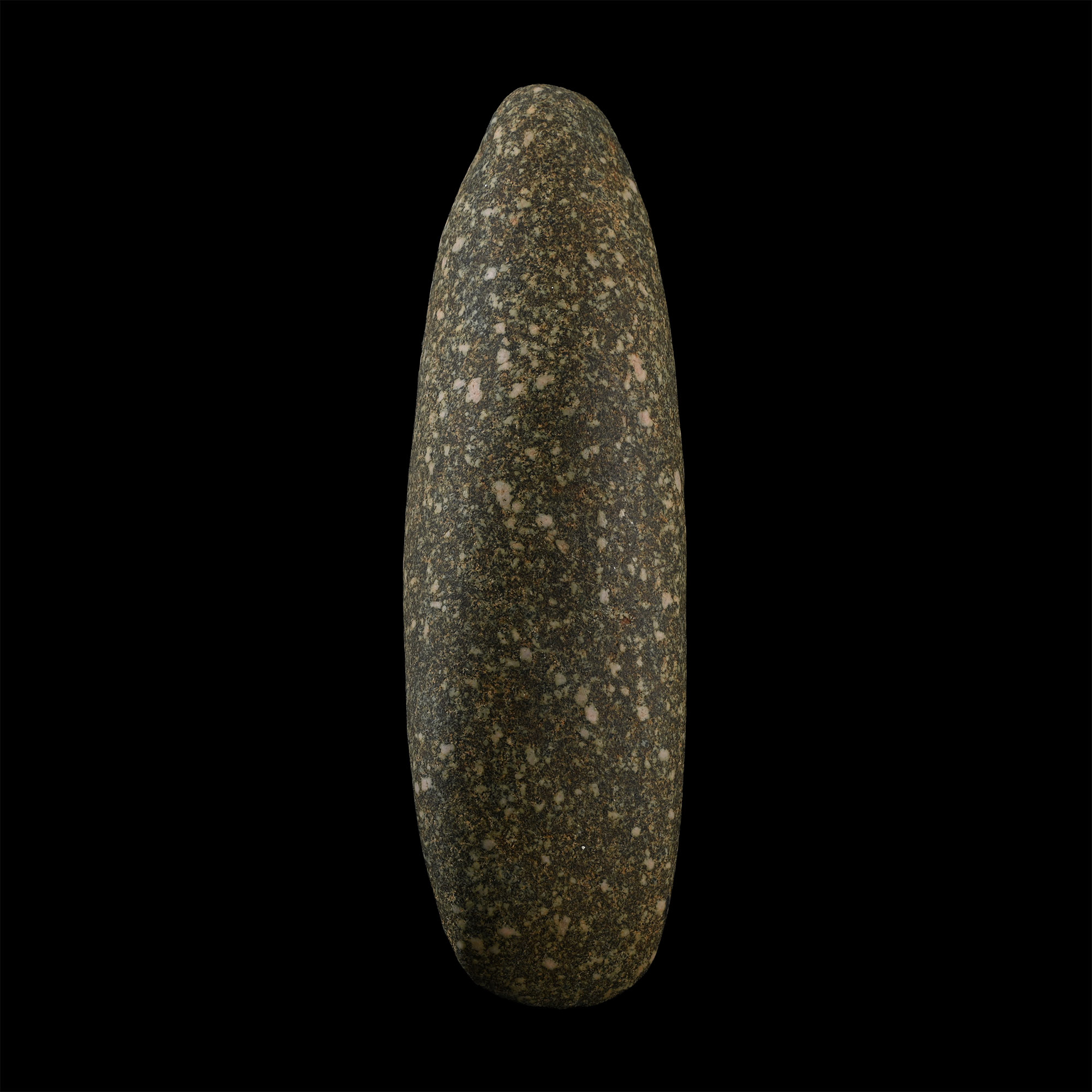 Large Stone Age Polished Speckled Greenstone Axehead