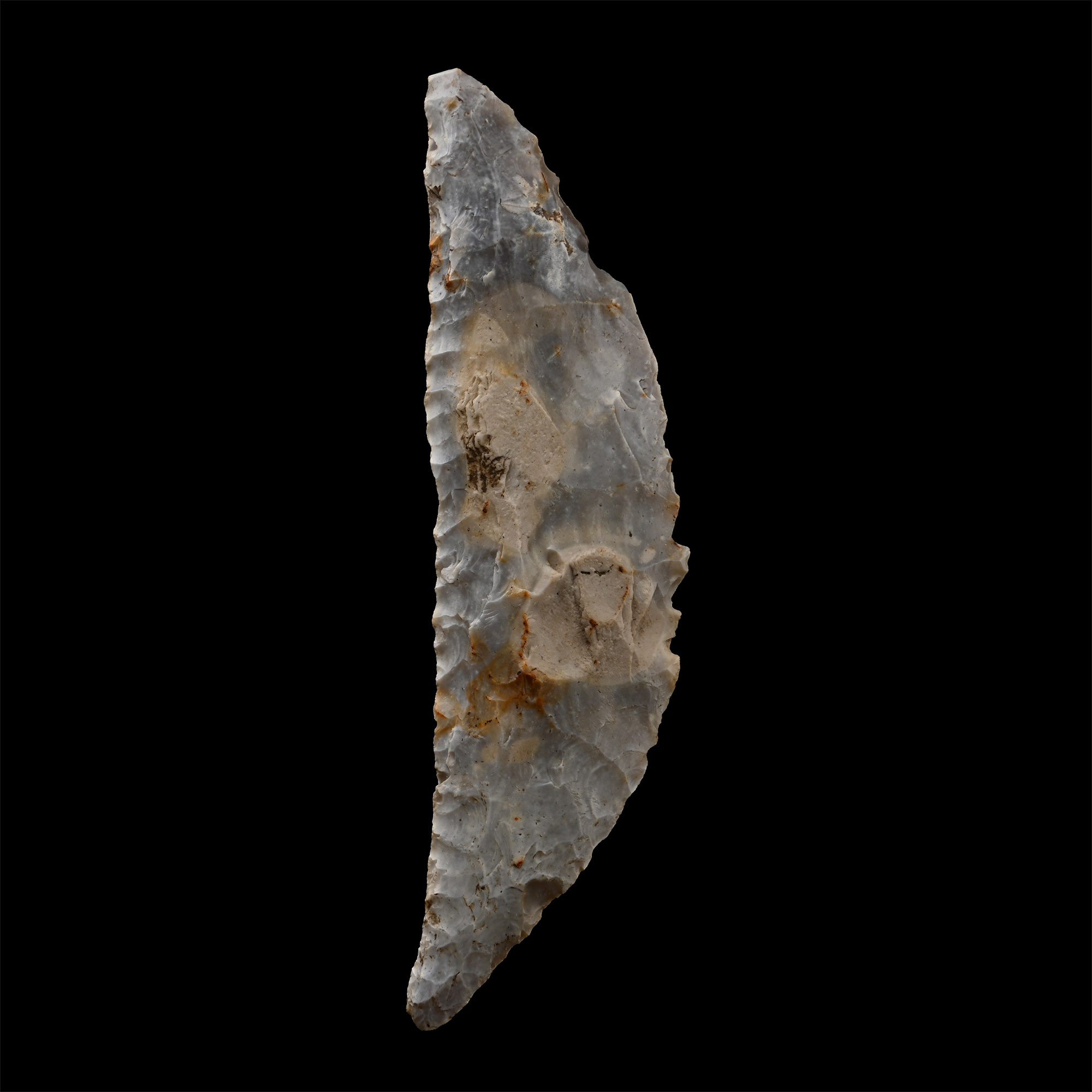 Danish Stone Age Knapped Flint Sickle