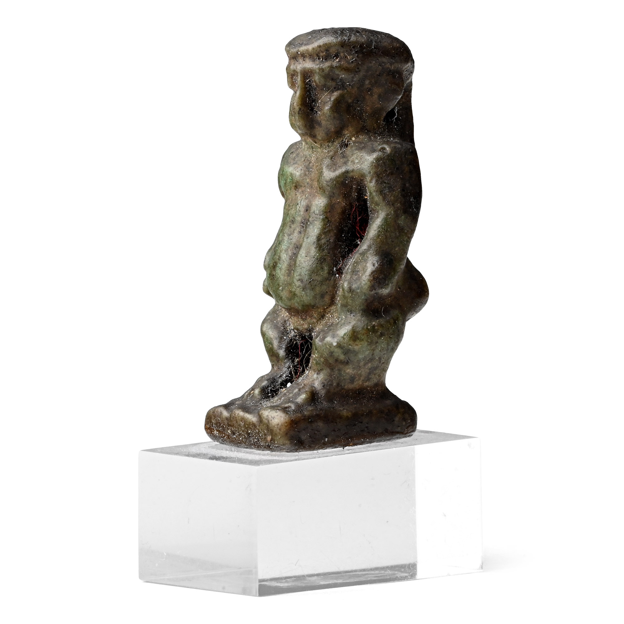 Egyptian Faiance Amulet of Pataikos