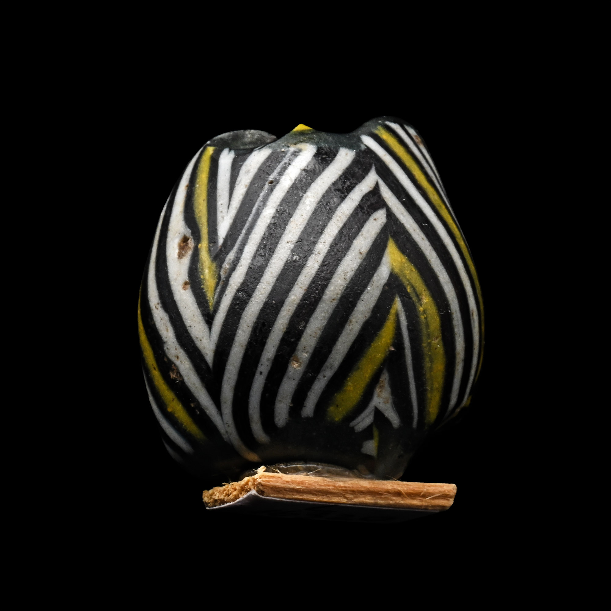 Egyptian Mosaic Glass Bead