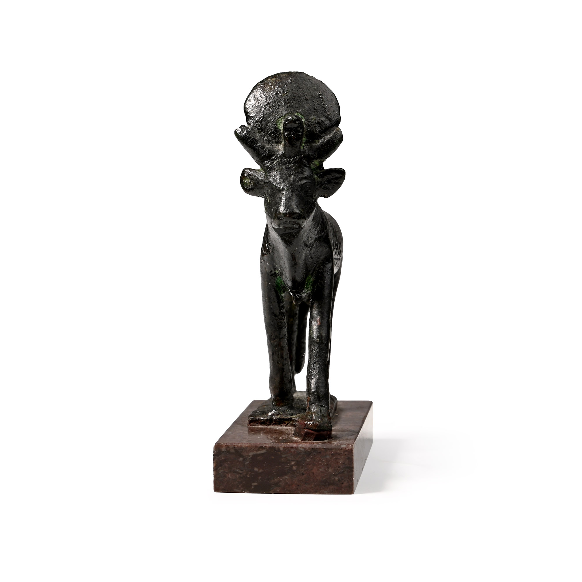 Egyptian Bronze Votive Apis Bull Statue