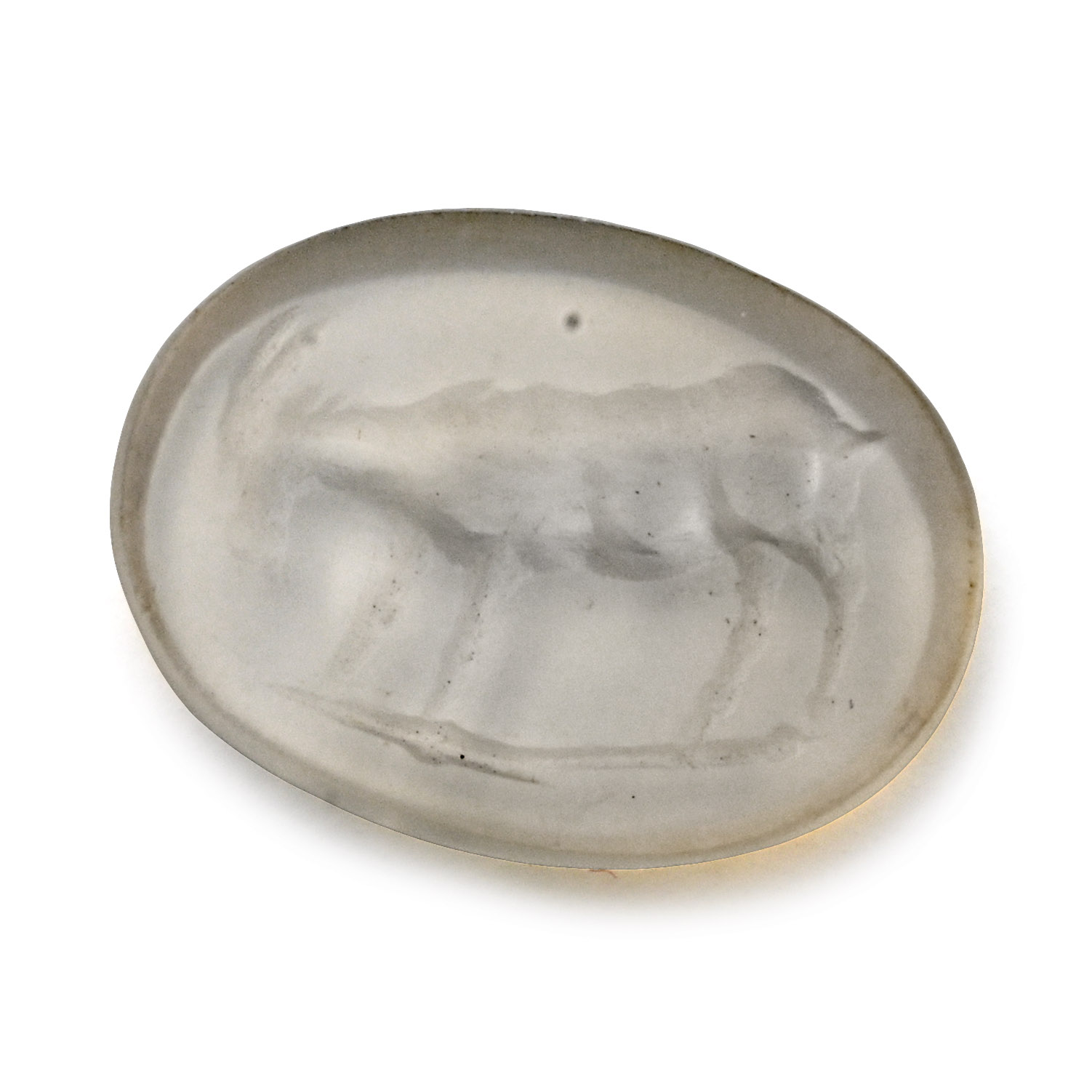 Roman Chalcedony Intaglio with a Goat