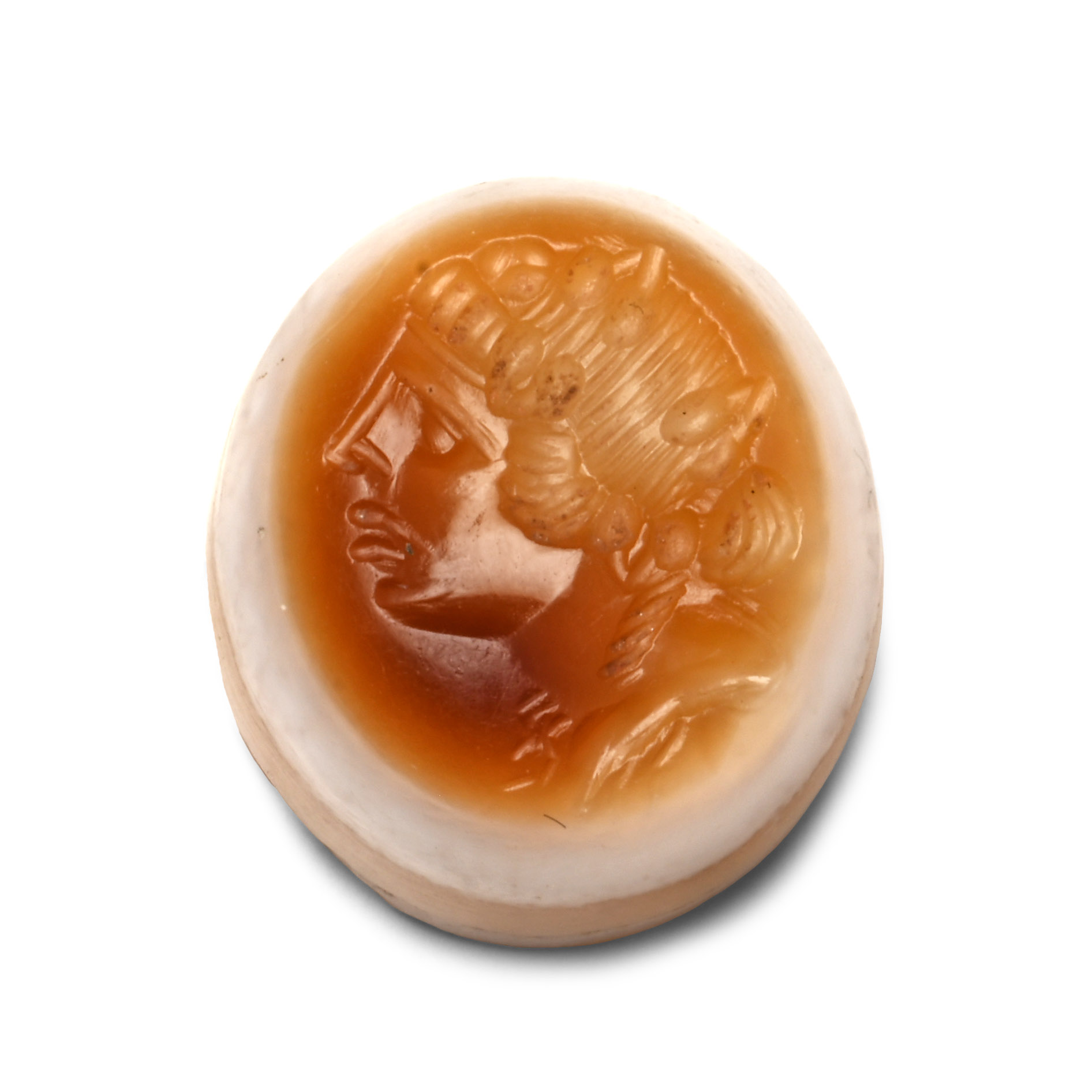 Greek Agate Gemstone with Maenad