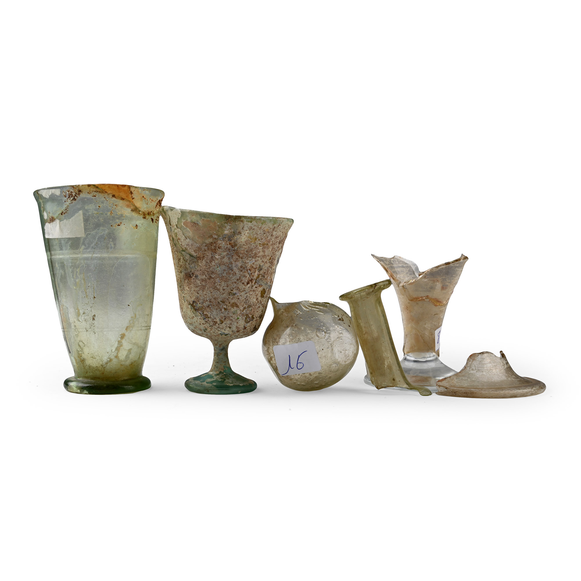 Roman Glass Fragment Collection