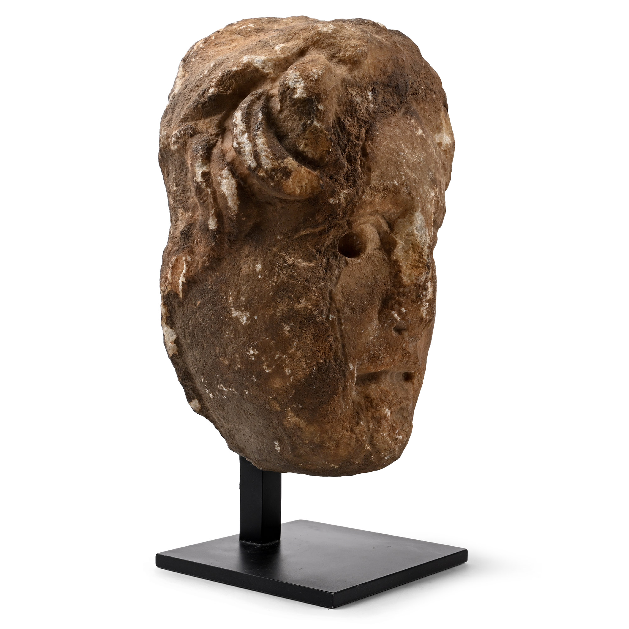 Roman Marble Youth in Relief