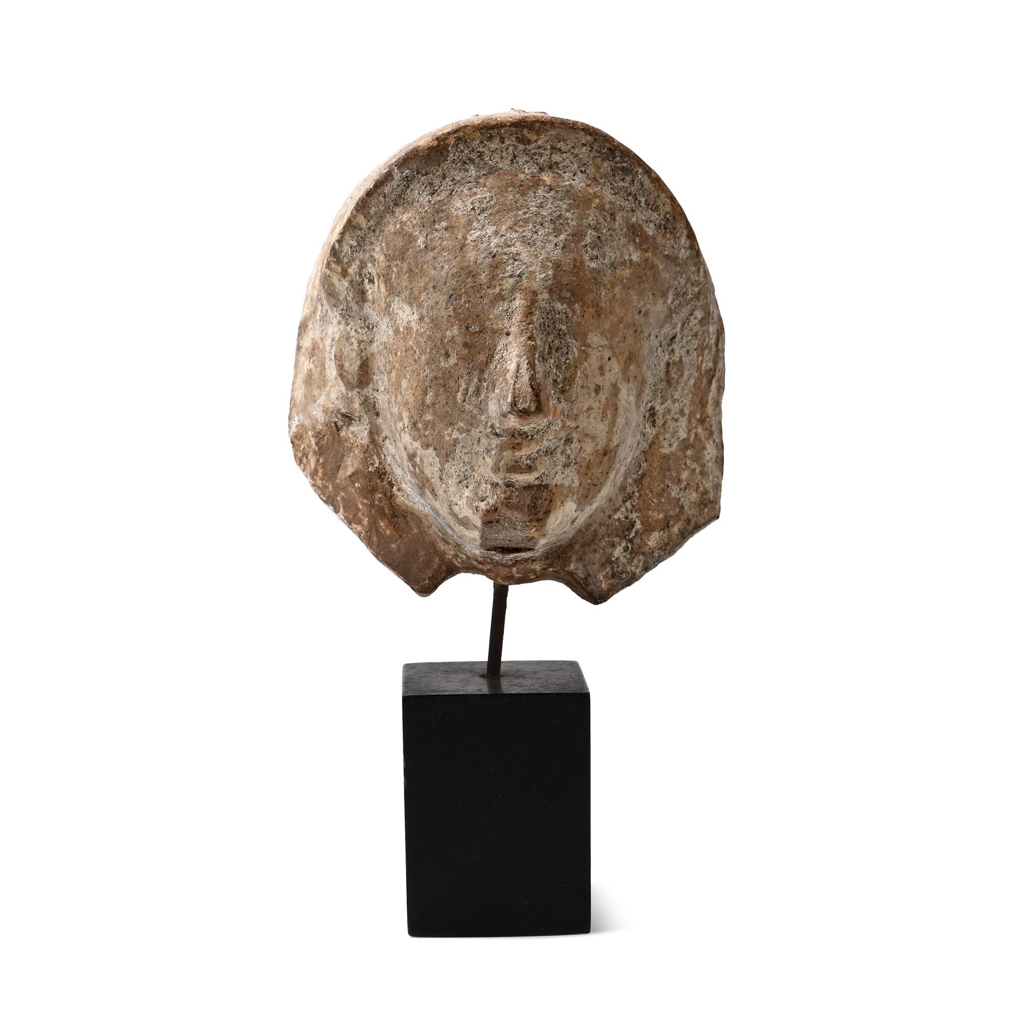 Greek Terracotta Female Protome Head