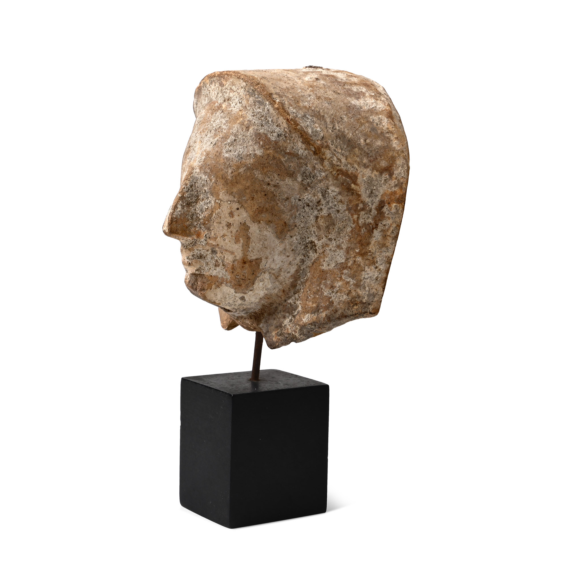 Greek Terracotta Female Protome Head