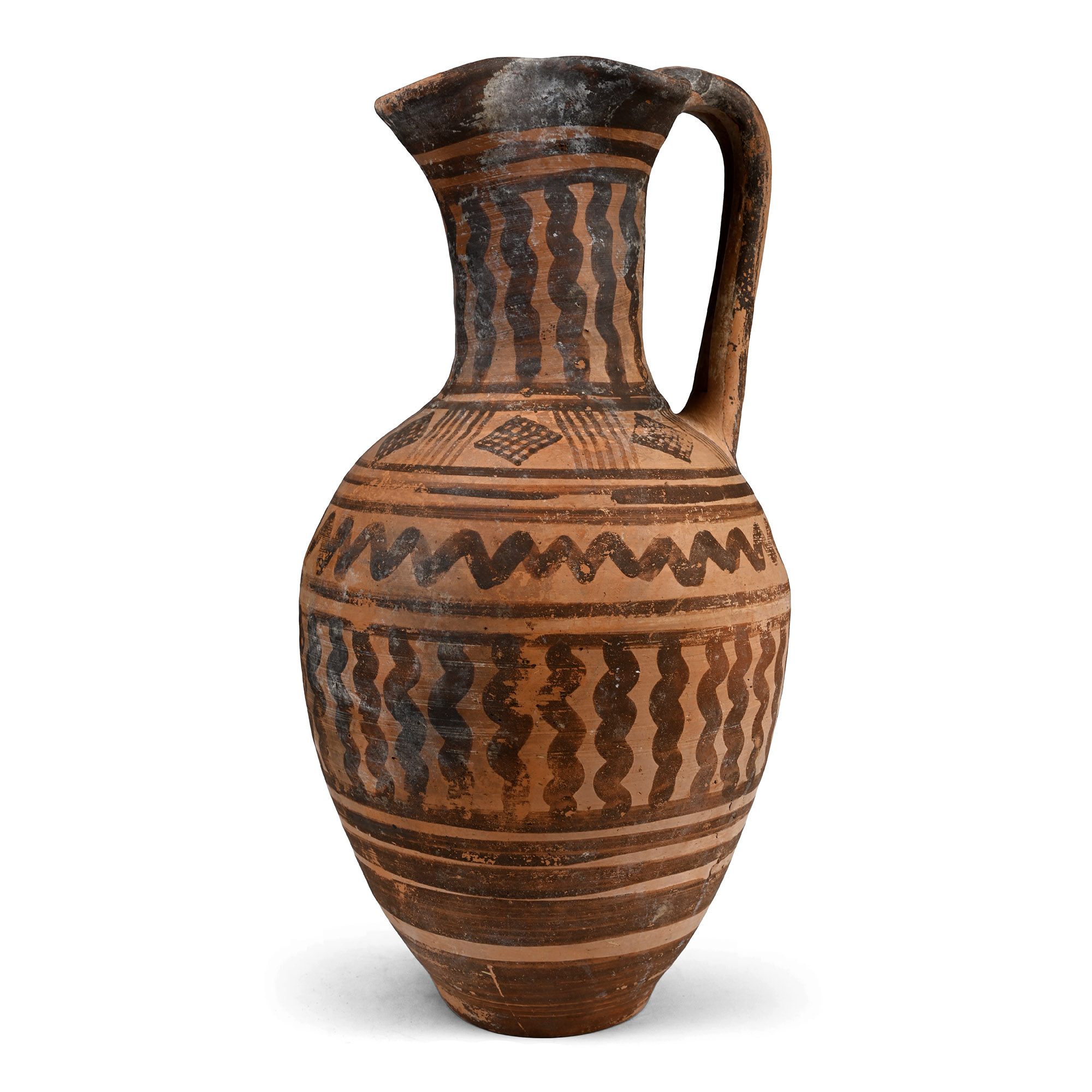 Boeotian Late Geometric Oinochoe