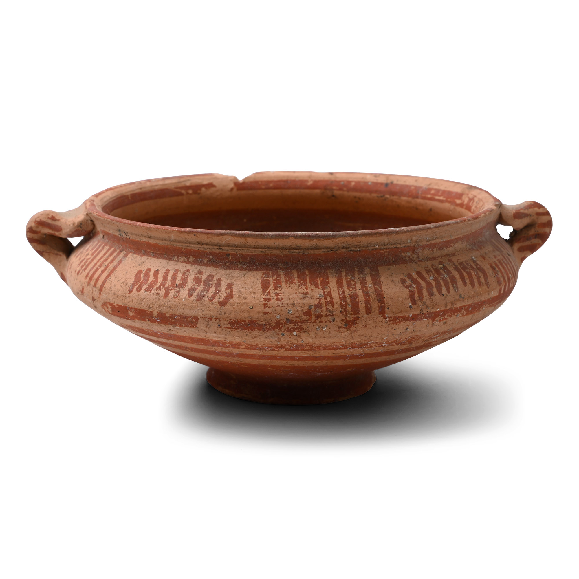Etruscan Biconical Bowl with Handles