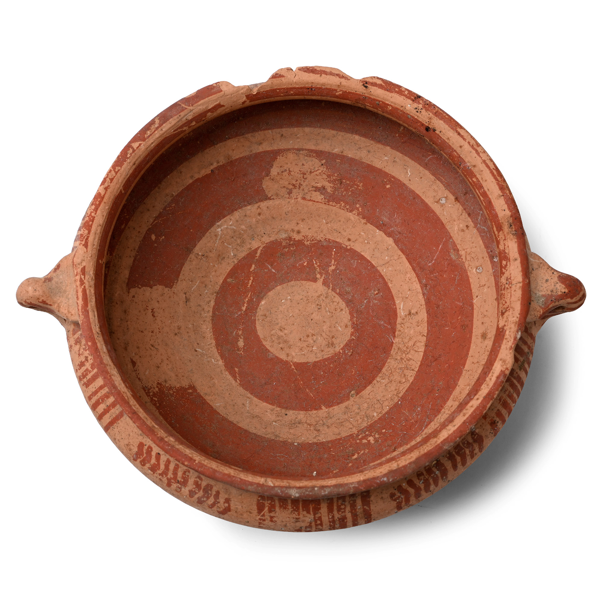 Etruscan Biconical Bowl with Handles