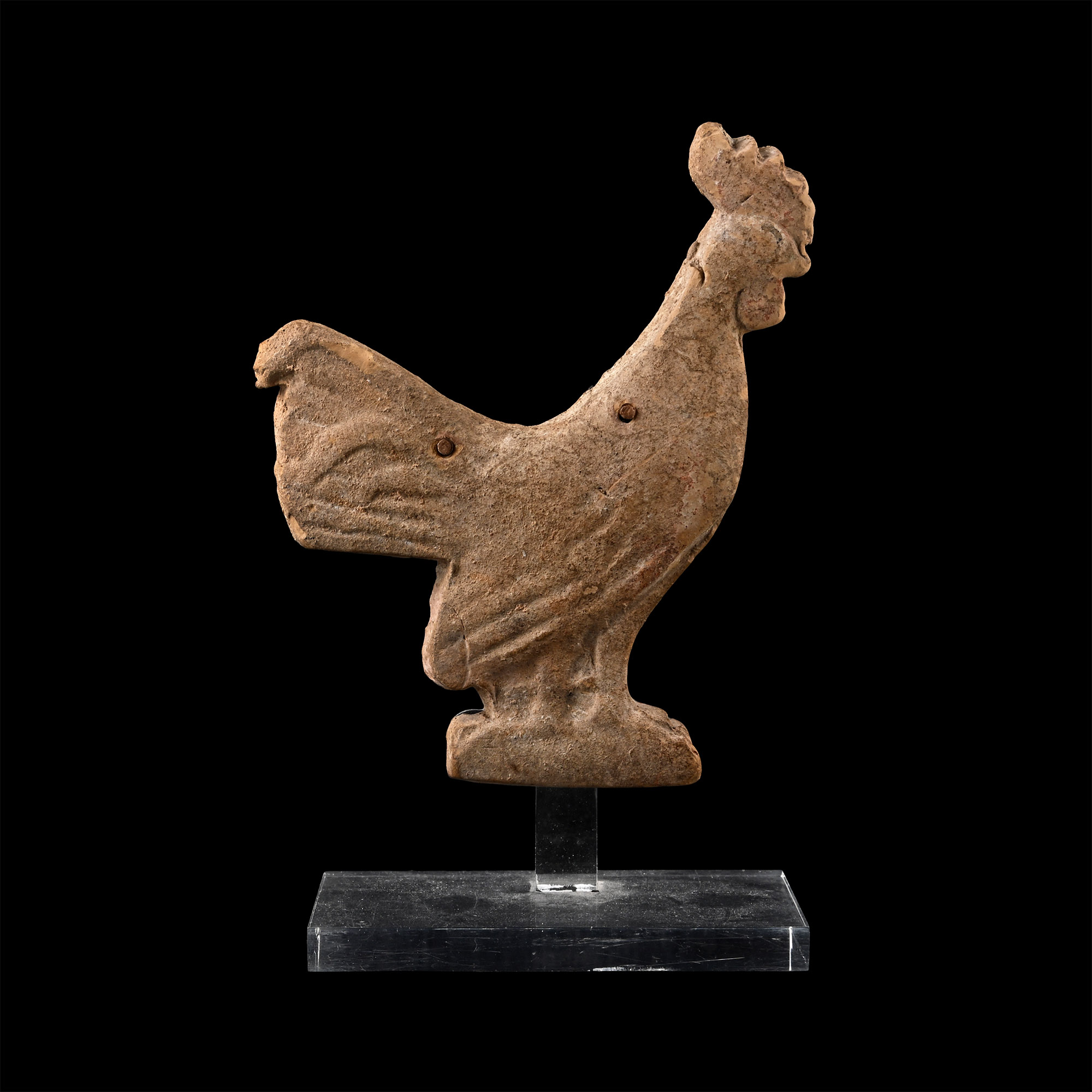 Greek Terracotta Votive Rooster